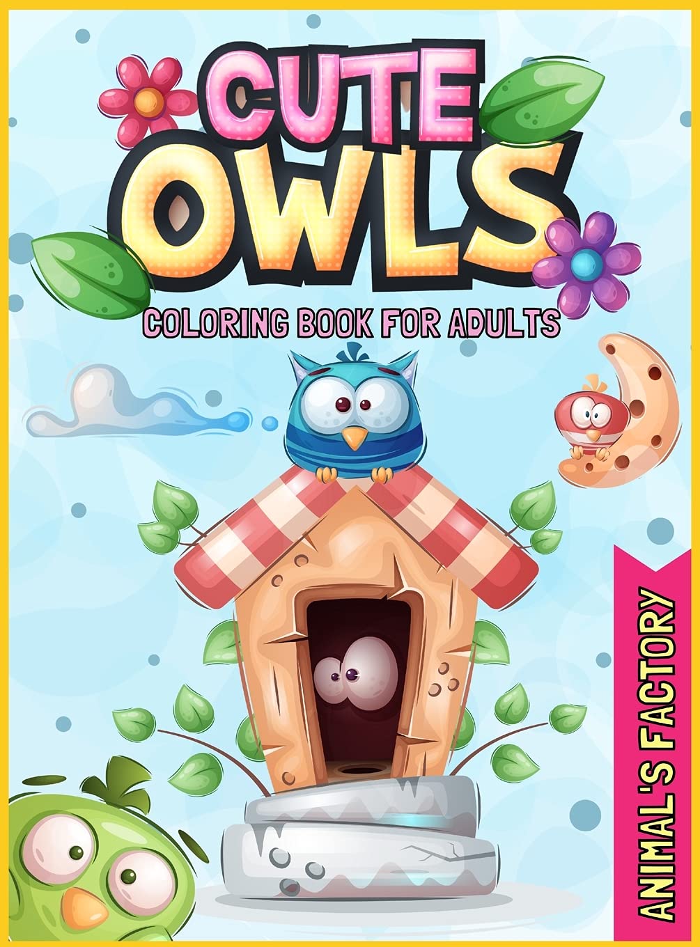 Cute Owls Coloring book for adults Hobbies & Crafts