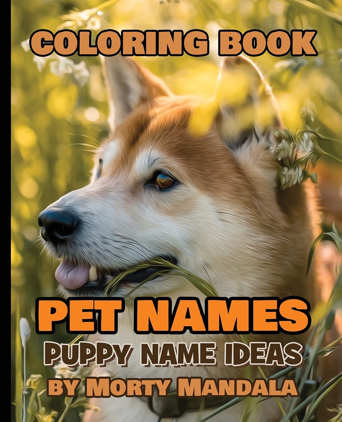Coloring book - Pet Names - Puppy Name Ideas - 75+ Names Over Mandalas: 79 Pet Names - 79 Awesome Mandalas - 158% FUN - Color Mandala - Perfect GIFT for Kids and Puppy lovers Books