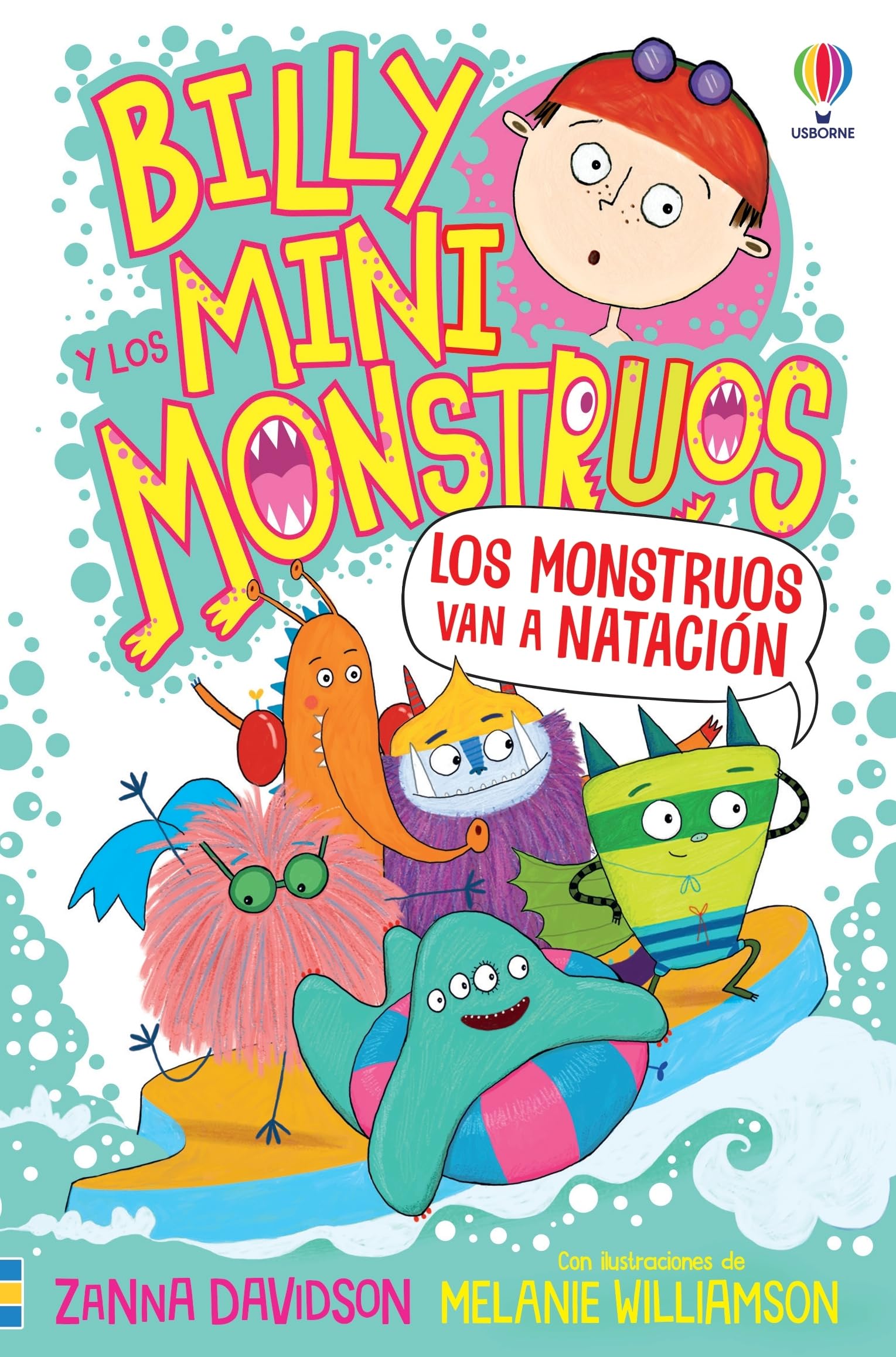 Los monstruos van a natación - LIBRO 3 (Billy y los mini monstruos) Manga