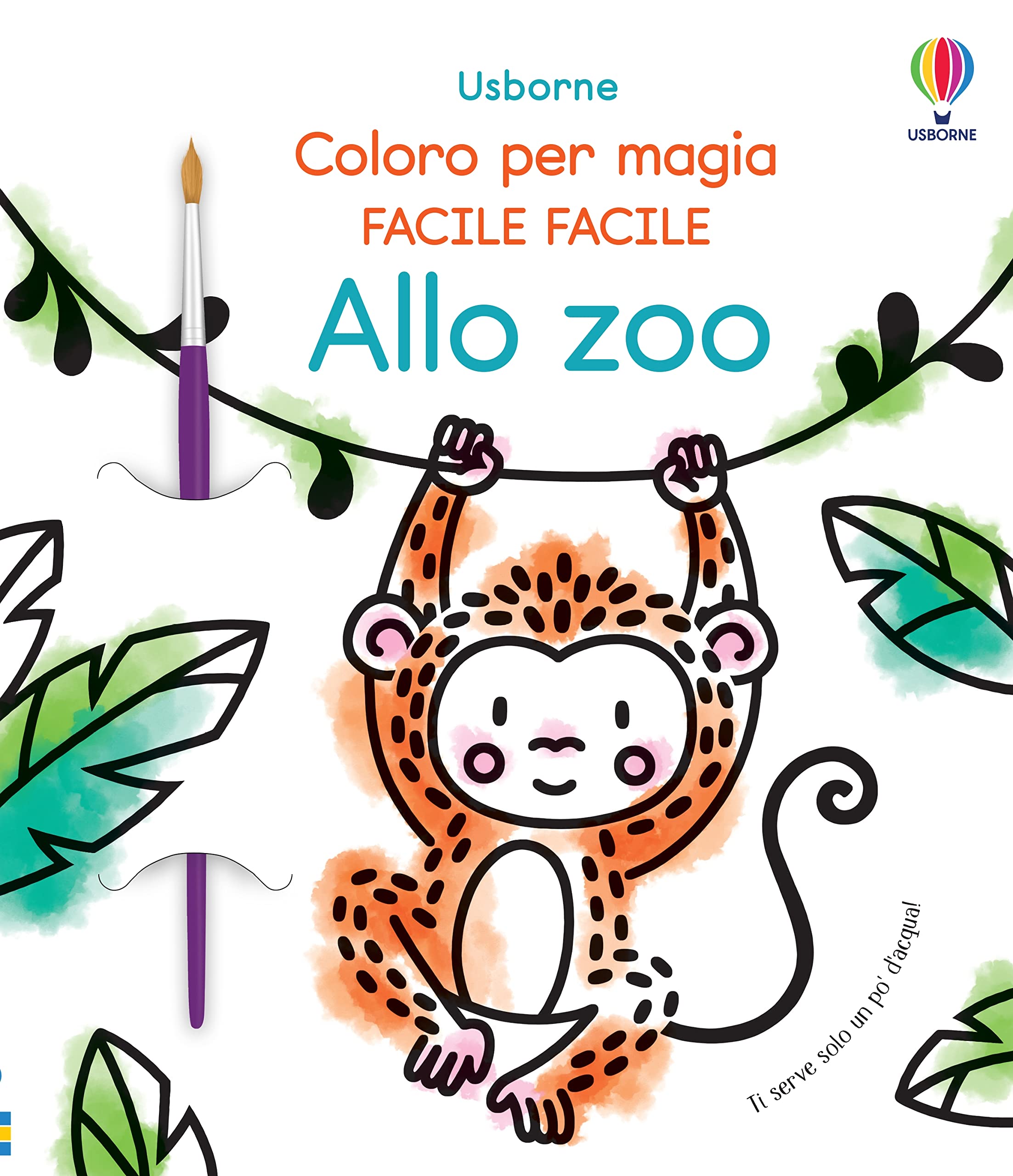 Allo zoo. Ediz. illustrata. Con pennello book