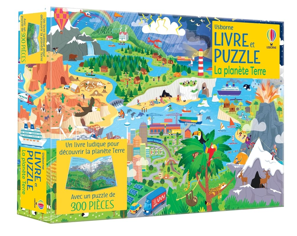 La planète Terre - Coffrets Livre et puzzle Leisure & Fun
