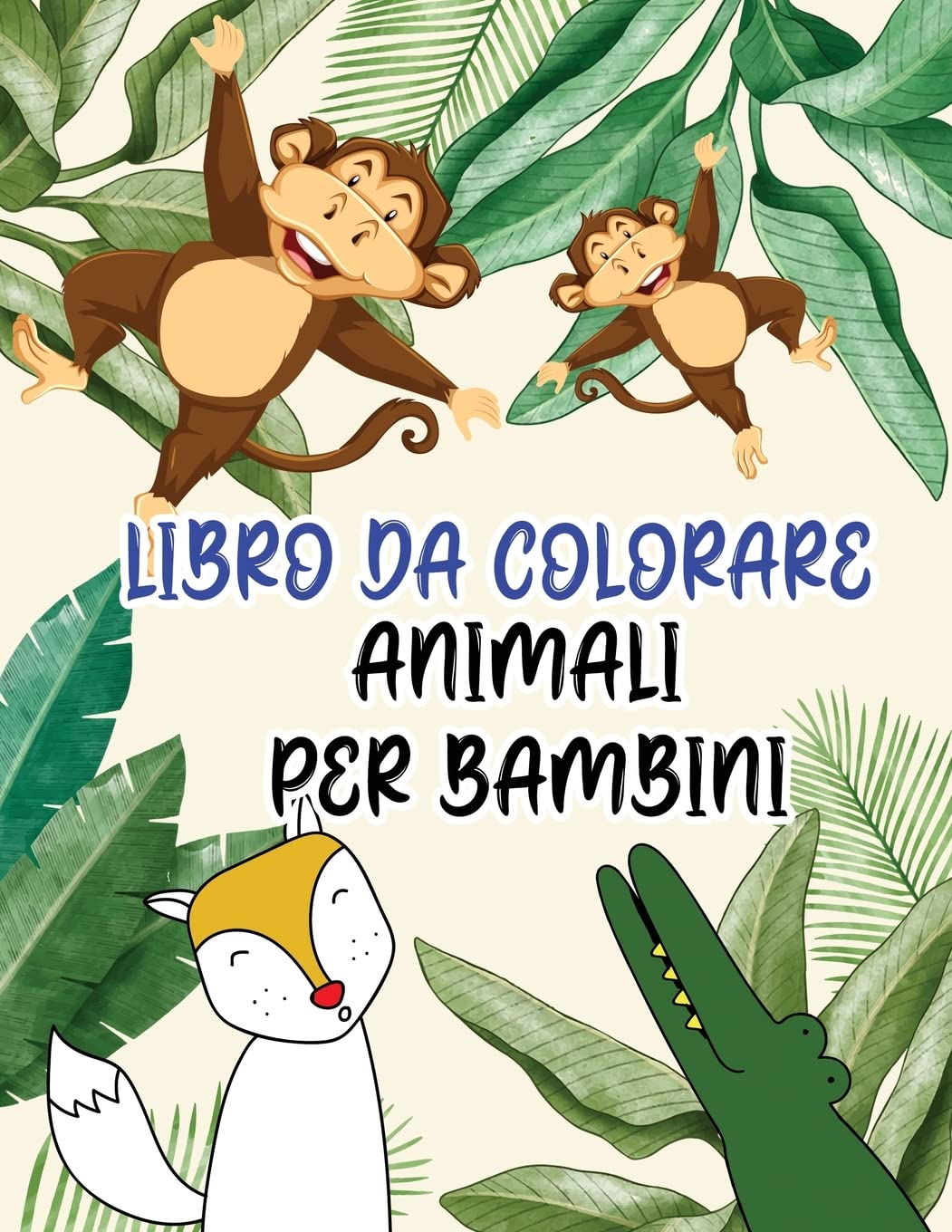 Libro da colorare animali per bambini Non-fiction