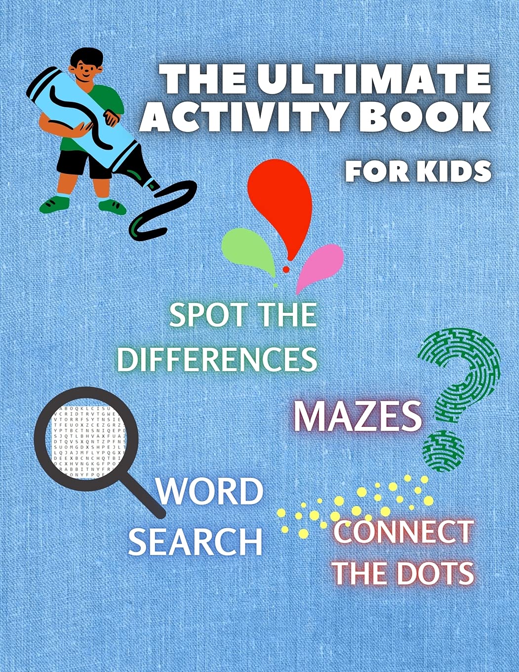 THE ULTIMATE ACTIVITY BOOK for KIDS ages 6-12 Tiptoi & Games