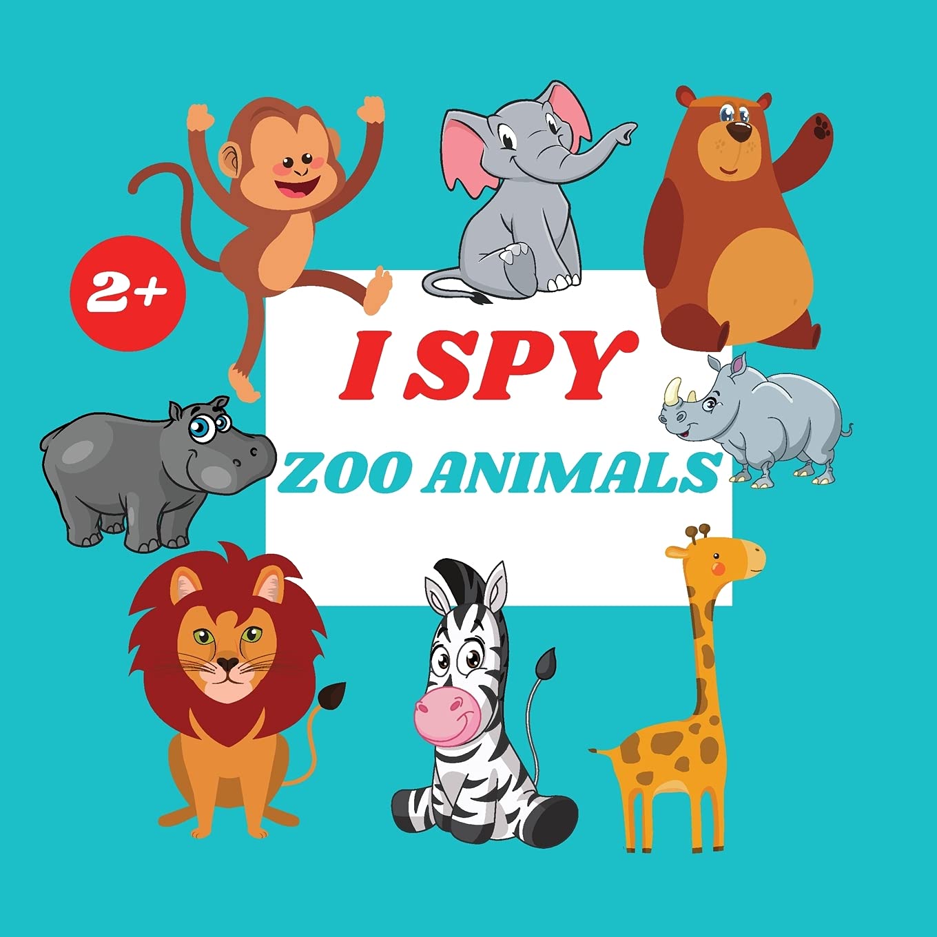 I Spy Zoo Animals Book For Kids Parents & Children