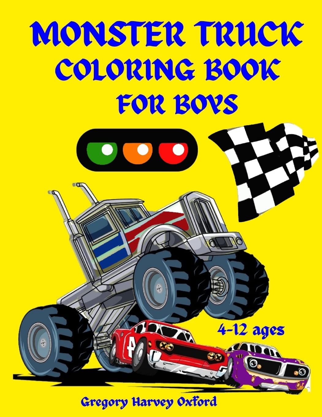 Monster Truck coloring book for boys Non-fiction