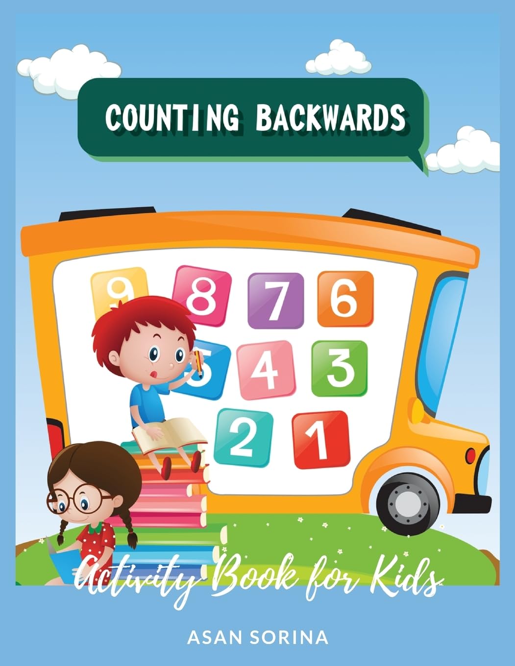 Counting Backwards; Activity Book for Kids Ages 3-7 years Tiptoi & Games