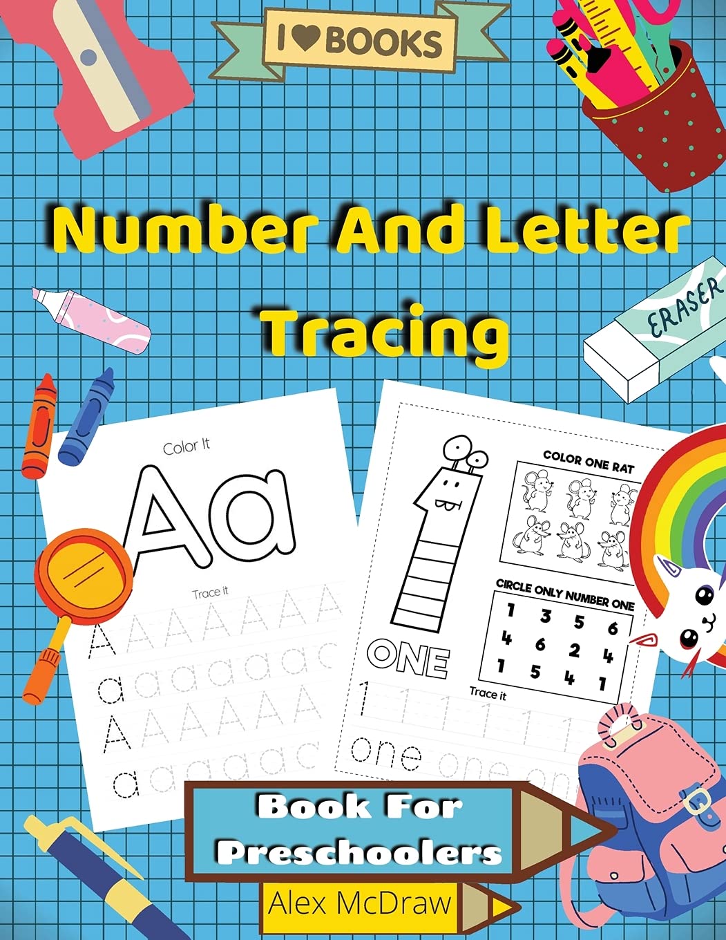 Number And Letter Tracing Book For Preschoolers Non-fiction