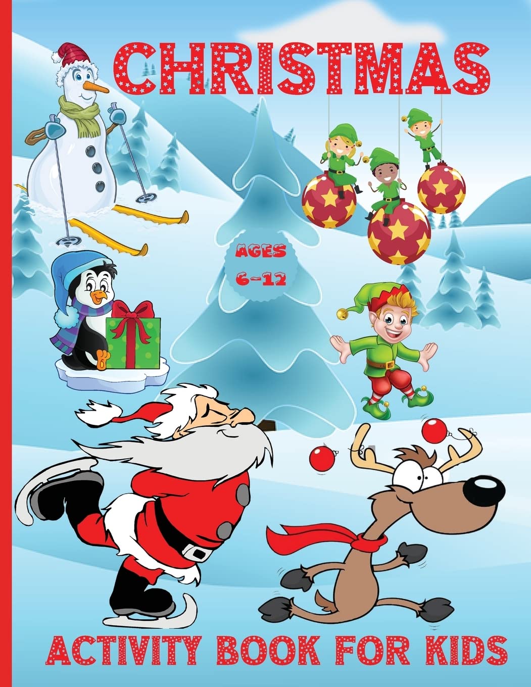 Christmas Activity book for kids ages 6-12 Tiptoi & Games