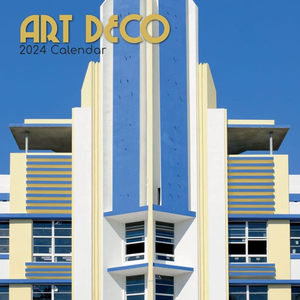 Art Deco – Kunst 2024 – 16-Monatskalender: Original The Gifted Stationery Co. Ltd (Wall-Kalender) Film, Art & Culture