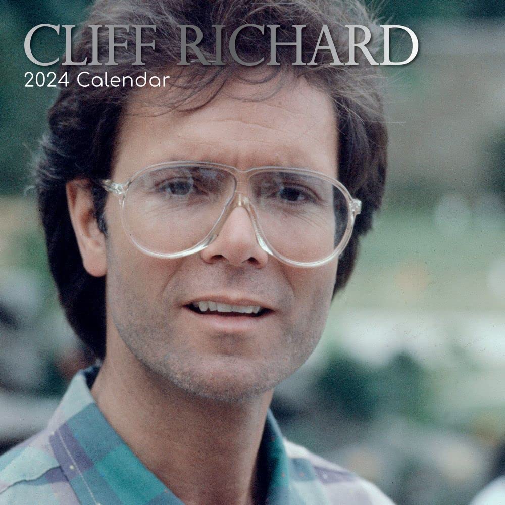 Cliff Richard 2024 – 16-Monatskalender: Original The Gifted Stationery Co. Ltd (Wall-Kalender) Arts & Music
