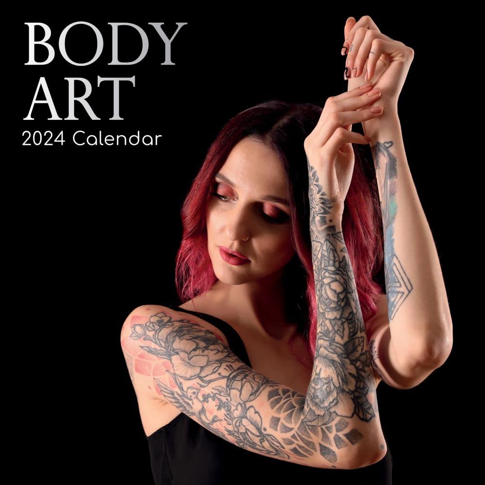 Body Art – Körperkunst 2024 – 16-Monatskalender: Original The Gifted Stationery Co. Ltd (Wall-Kalender) Film, Art & Culture