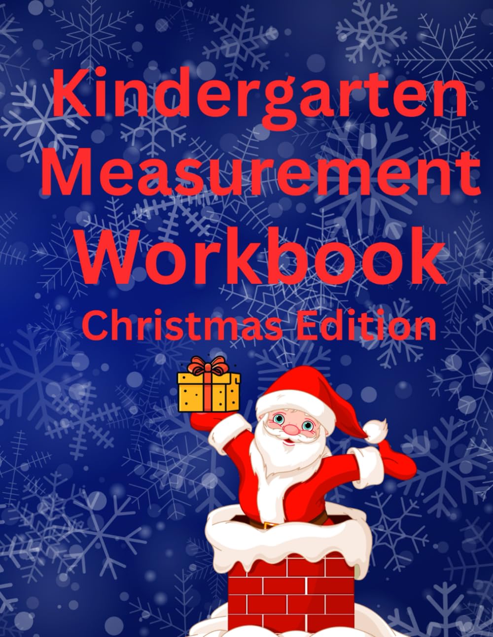 Product Image: Kindergarten Measurement Workbook: Christmas Edition