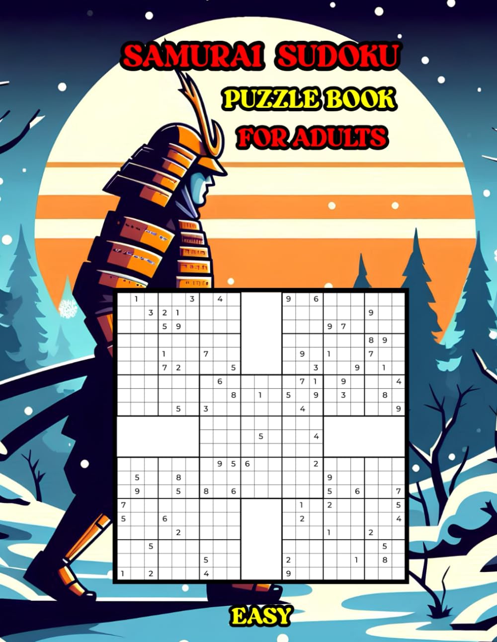 Product Image: SAMURAI SUDOKU PUZZLE BOOK FOR ADULTS: EASY