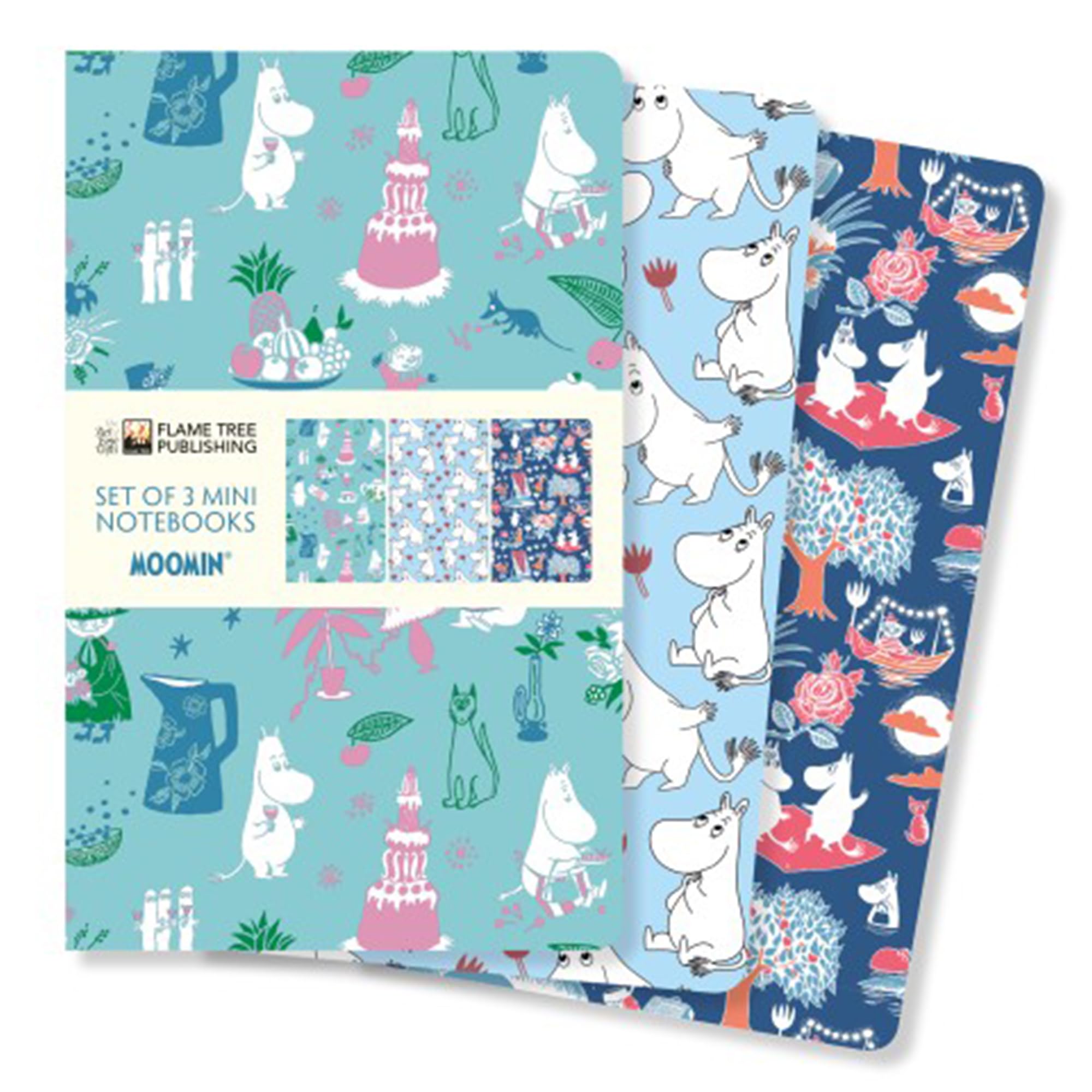 Dreier Set Mini-Notizbücher: Mumin Klassik: Unser beliebten Mini-Notizbücher im 3er-Pack mit flexiblen, künstlerisch gestalteten Einbänden mit jeweils ... des Künstlers (Mini-Notizbücher (3er-Pack)) Media & Communication