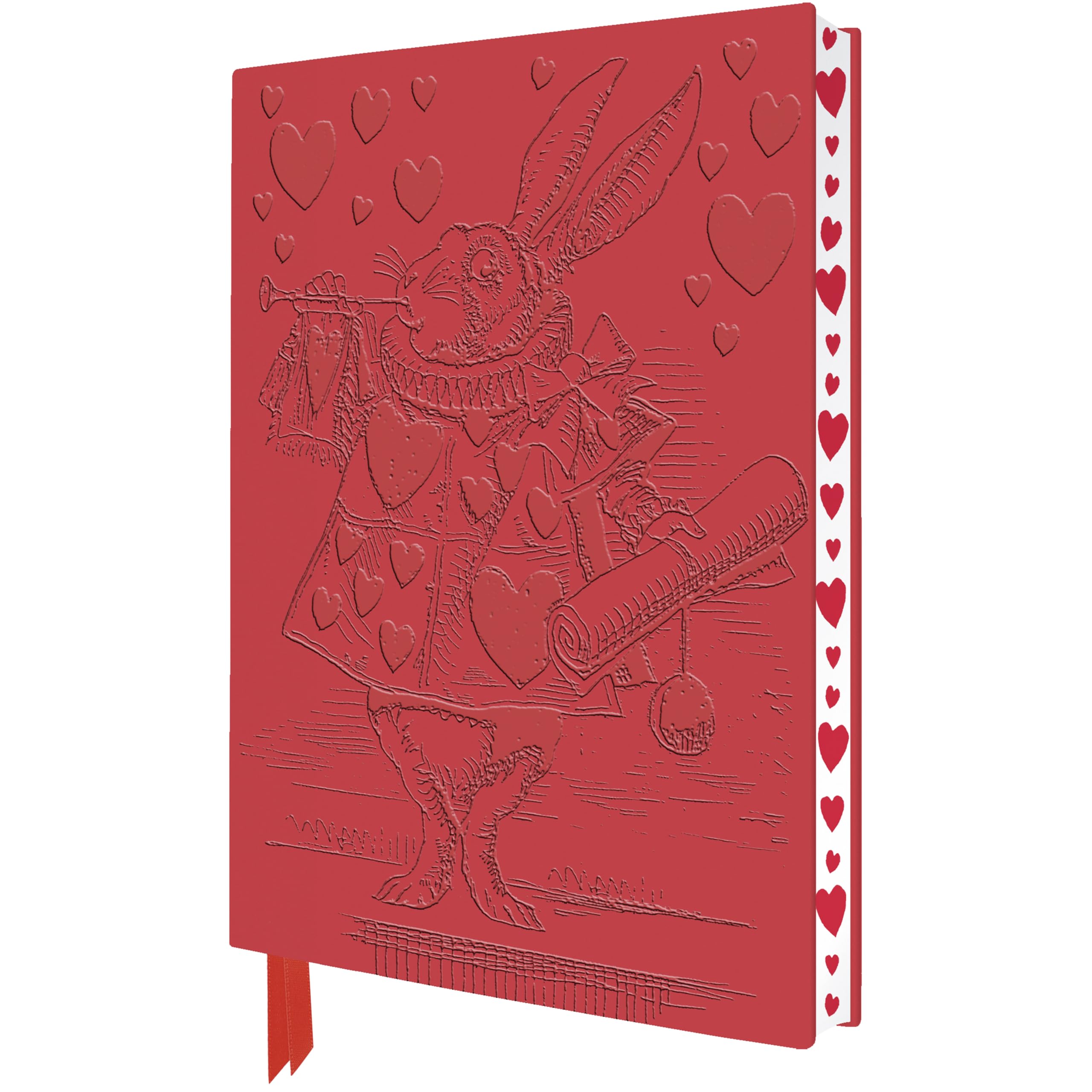 Exquisit Premium Notizbuch DIN A5: Alice im Wunderland – Weißer Hase: Unser hochwertiges, liniertes Blankbook mit Softcovereinband aus Kunstleder mit ... künstlerisch gestaltetem Buchschnitt Film, Art & Culture