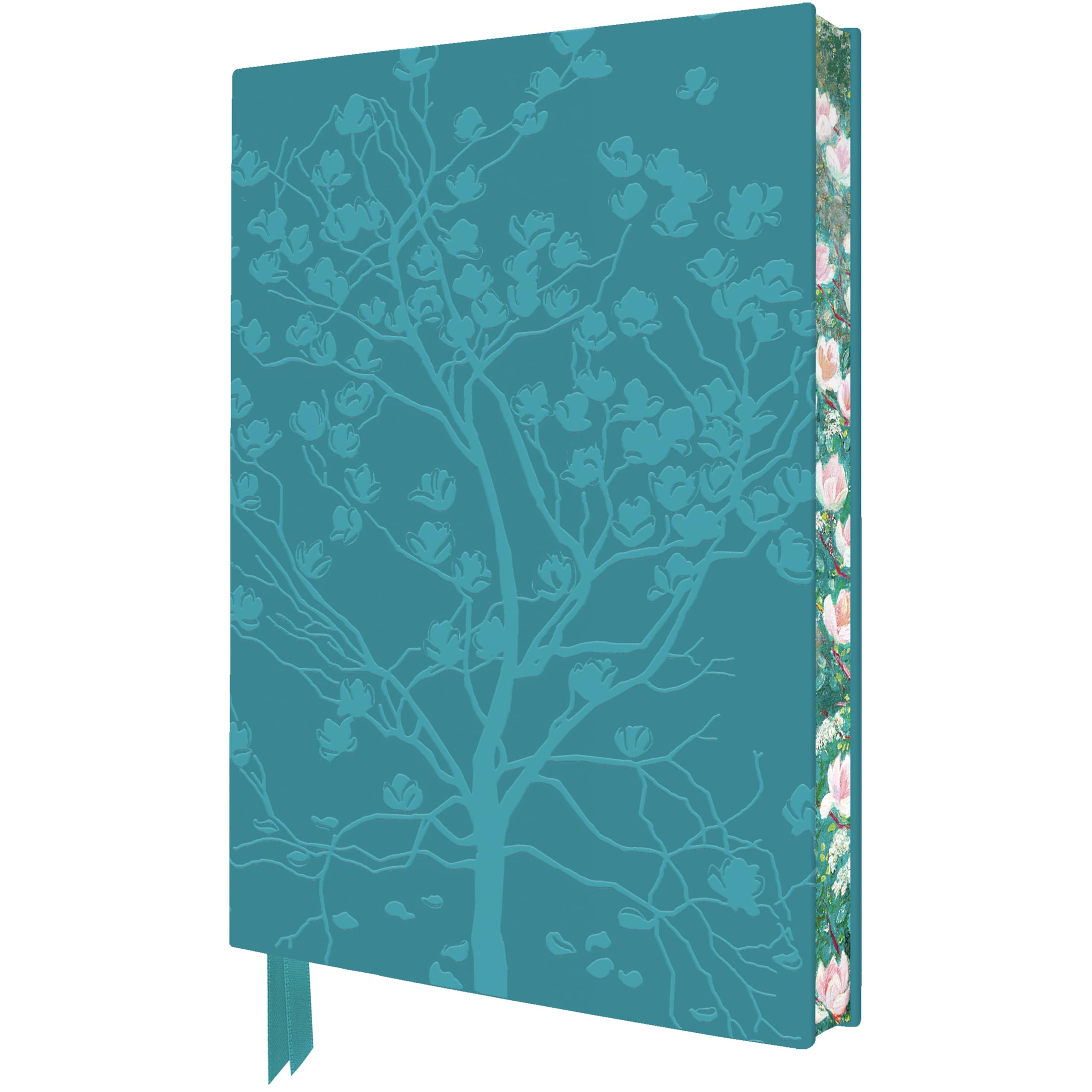 Exquisit Premium Notizbuch DIN A5: Wilhelm List, Magnolienbaum: Unser hochwertiges, liniertes Blankbook mit Softcovereinband aus Kunstleder mit ... künstlerisch gestaltetem Buchschnitt Media & Communication