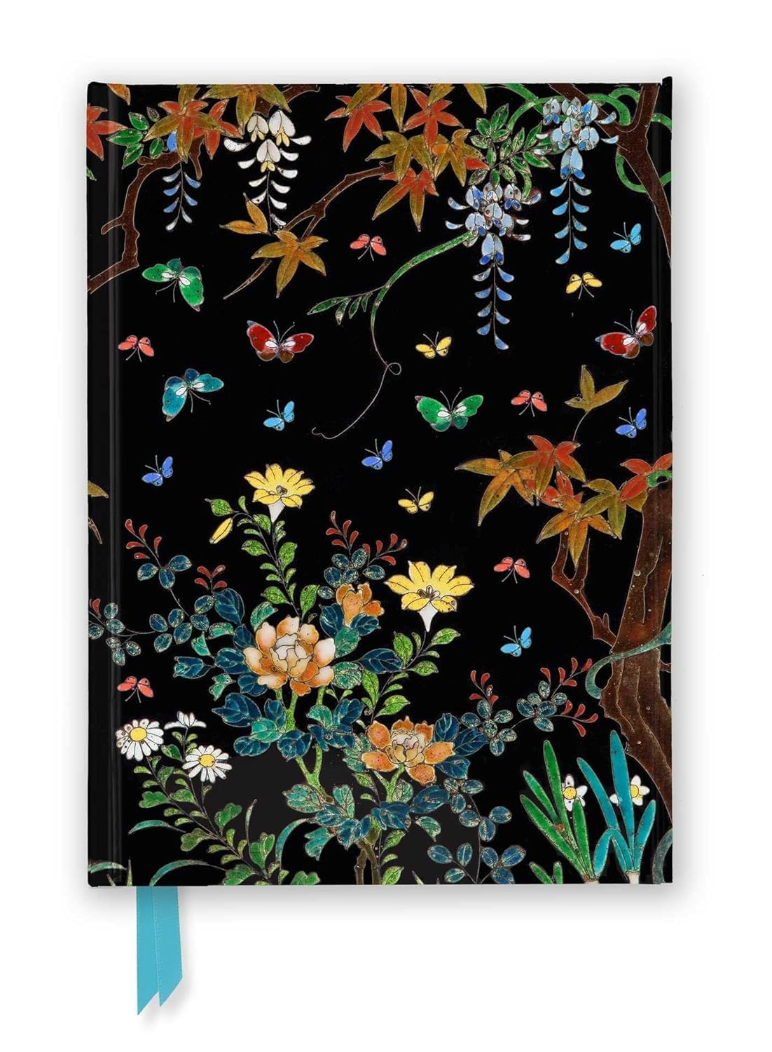 Ashmolean Museum: Cloisonné Casket with Flowers and Butterflies (Foiled Journal) Media & Communication