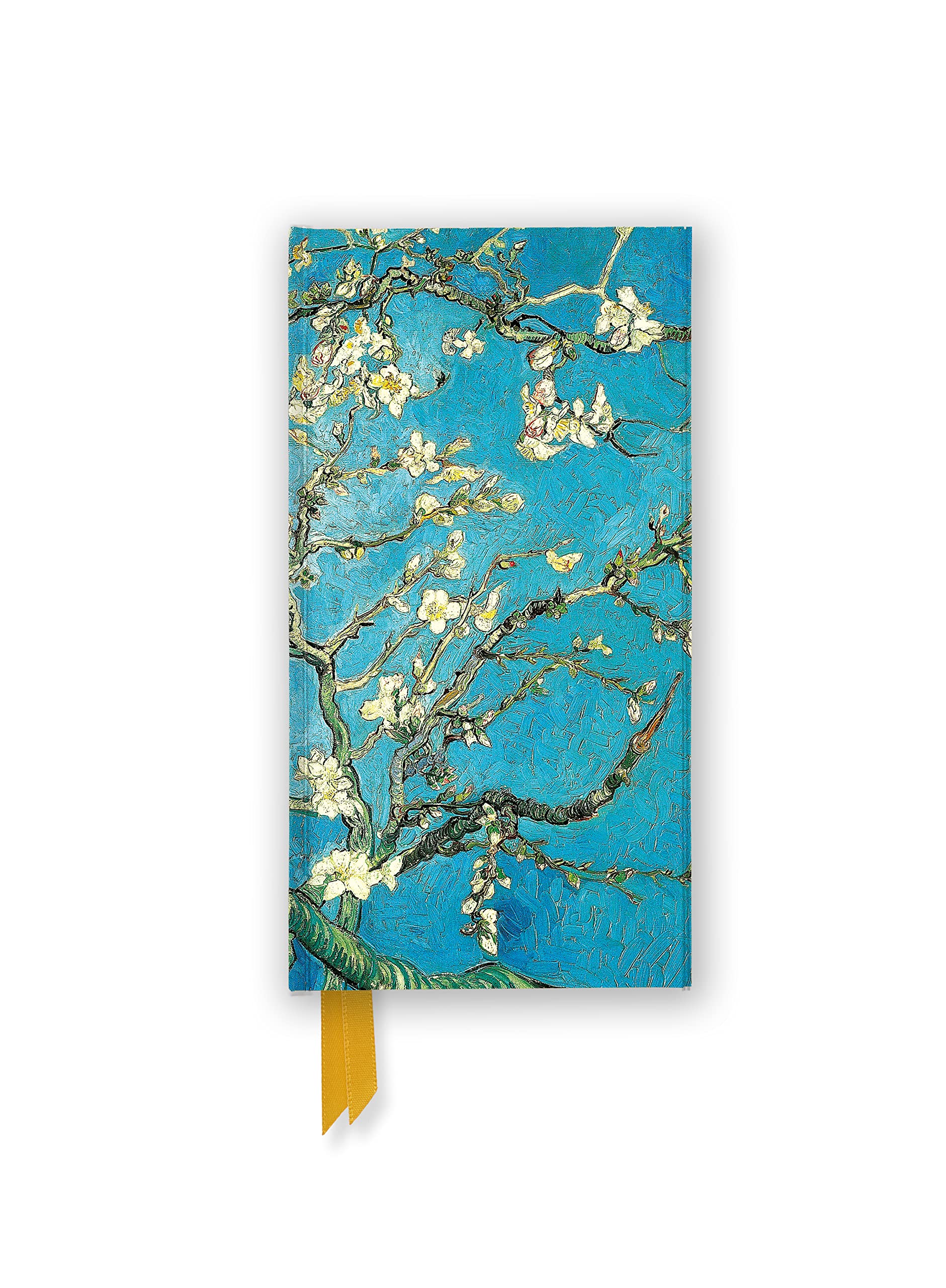 Schmales Hardcover-Notizbuch: Vincent van Gogh, Mandelbaum in Blüte: Unser hochwertiges, liniertes Blankbook mit festem, künstlerisch geprägtem Einband (Schmale Hardcover-Notizbücher) Media & Communication