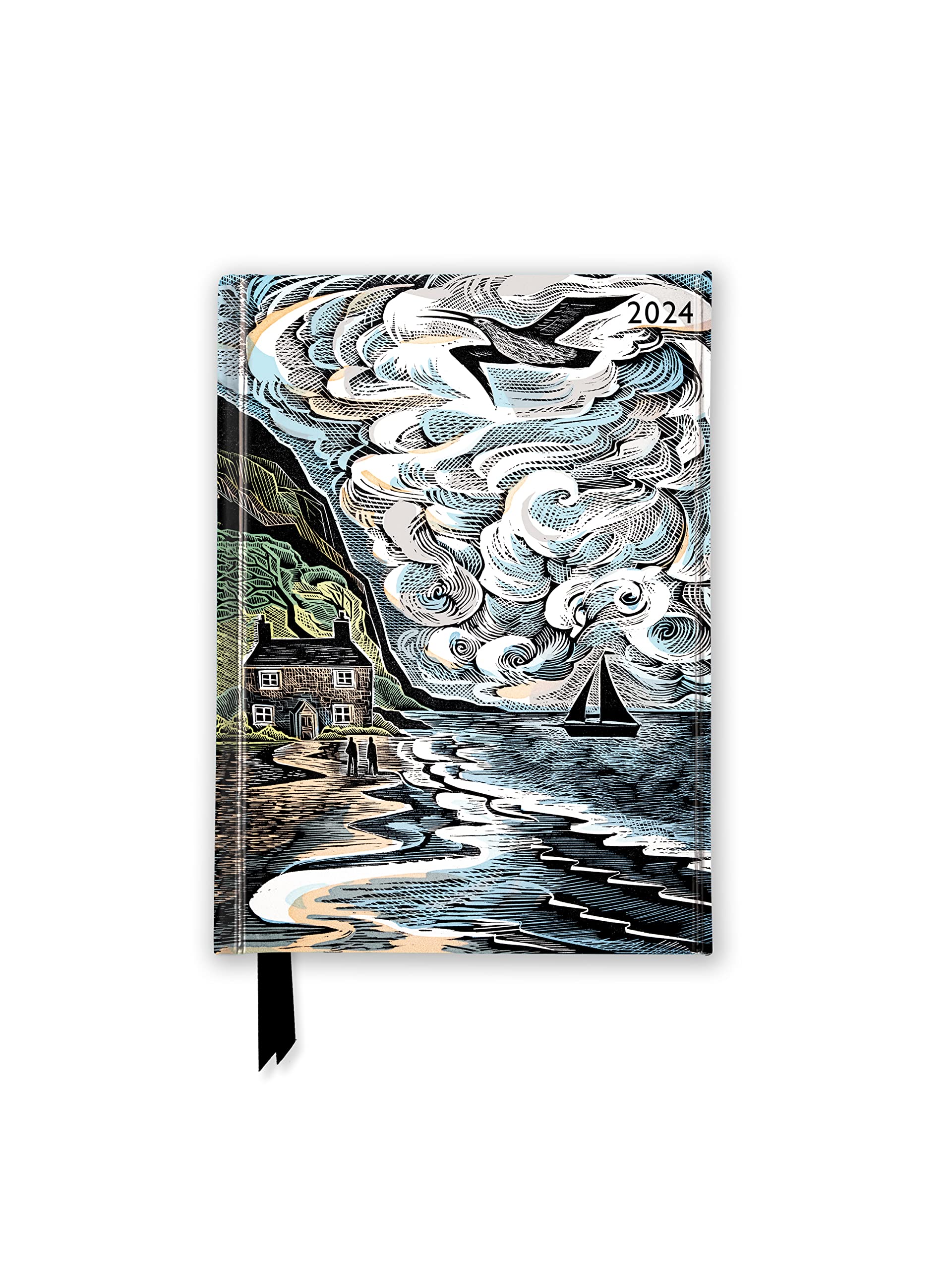 Angela Harding – Die wilde Ruhe – Taschenkalender 2024: Original Flame Tree Publishing-Pocket Diary Film, Art & Culture