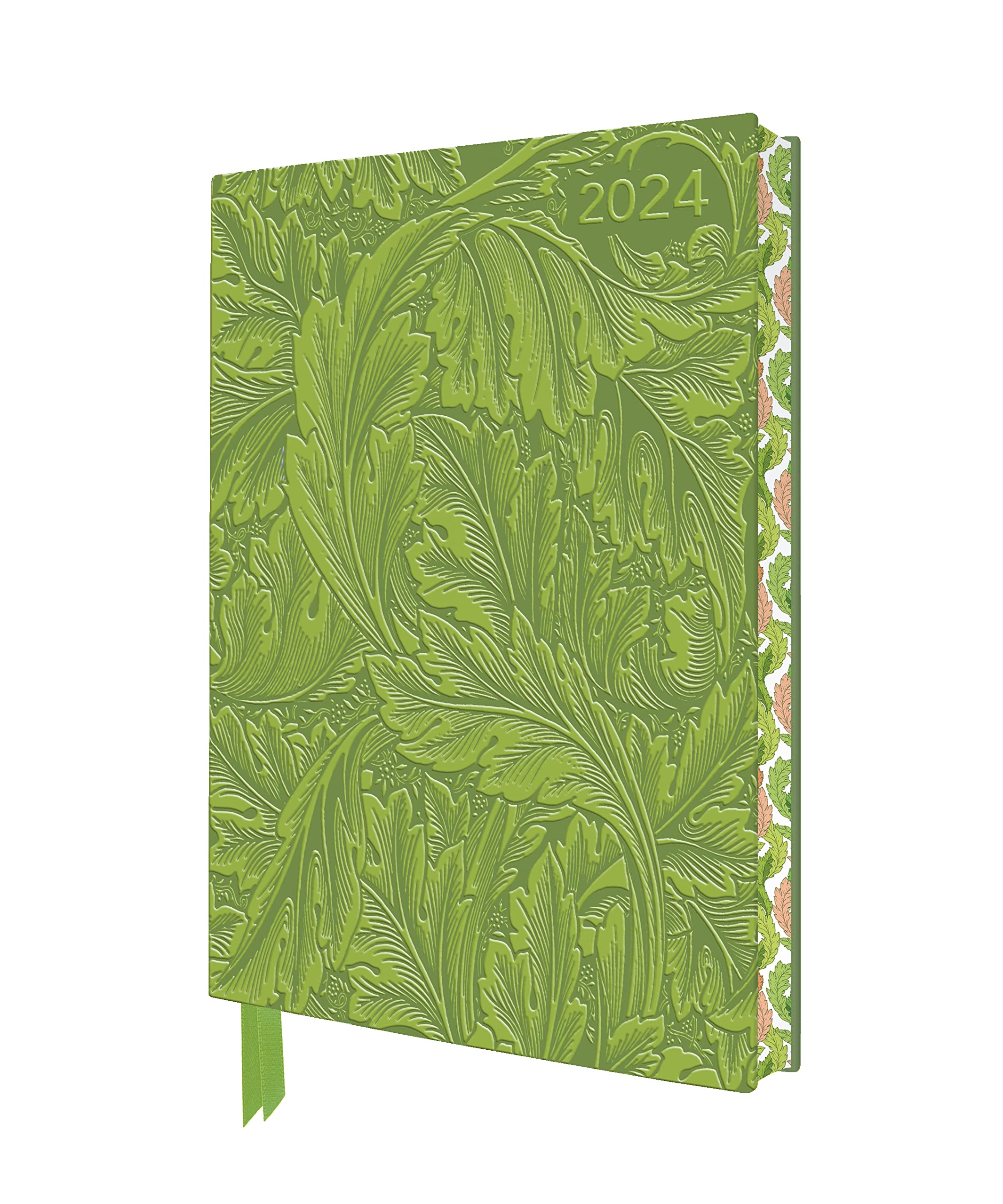 William Morris – Akanthus – Tischkalender 2024: Original Flame Tree Publishing DIN A5-Format Exquisit Tischkalender mit Softcovereinband aus ... gestalteten Buchschnitt (DIN A5-Diary) Film, Art & Culture