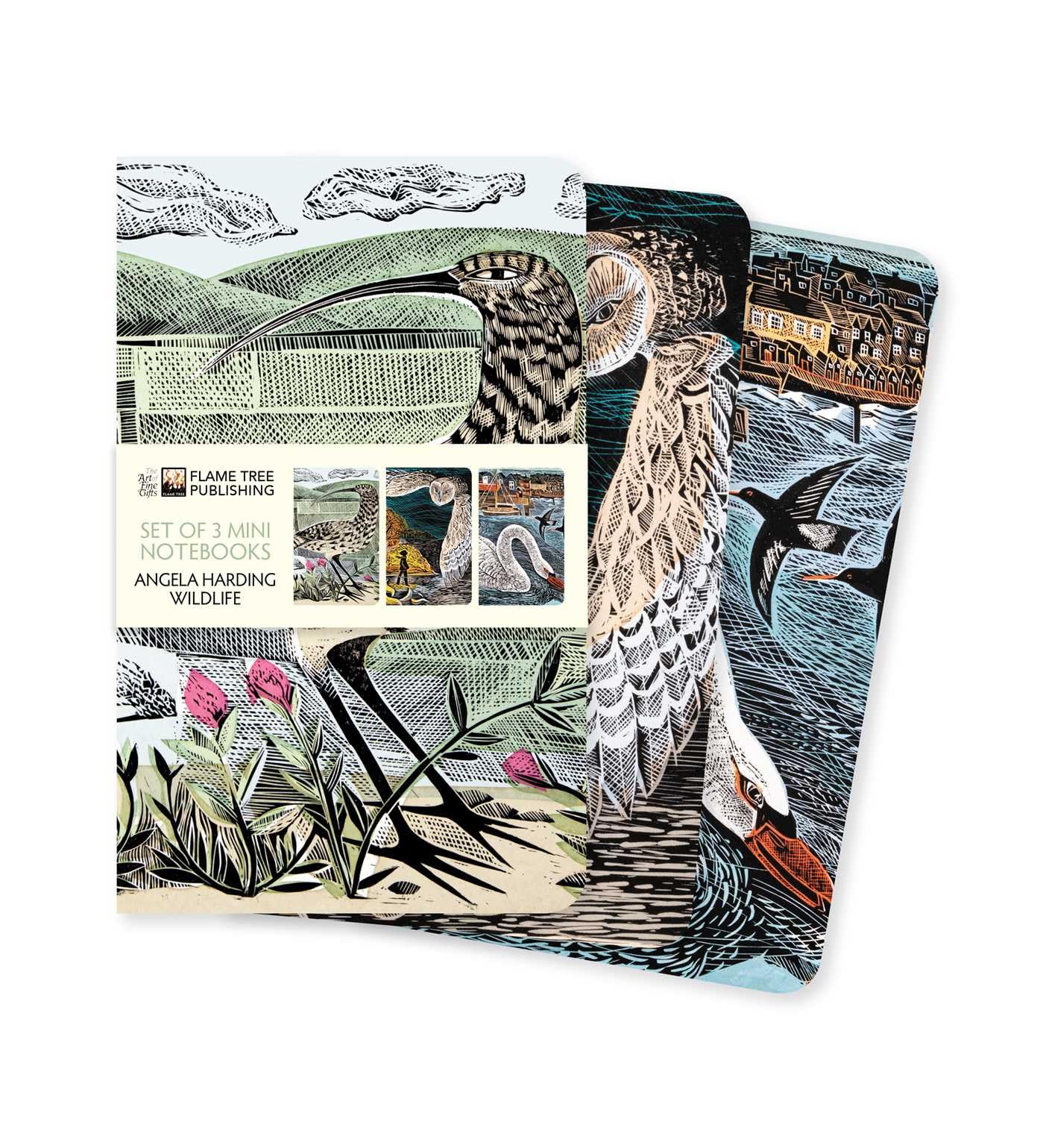 Dreier Set Mini-Notizbücher: Angela Harding, Tierwelt: Unser beliebten Mini-Notizbücher im 3er-Pack mit flexiblen, künstlerisch gestalteten Einbänden ... des Künstlers (Mini-Notizbücher (3er-Pack)) Media & Communication