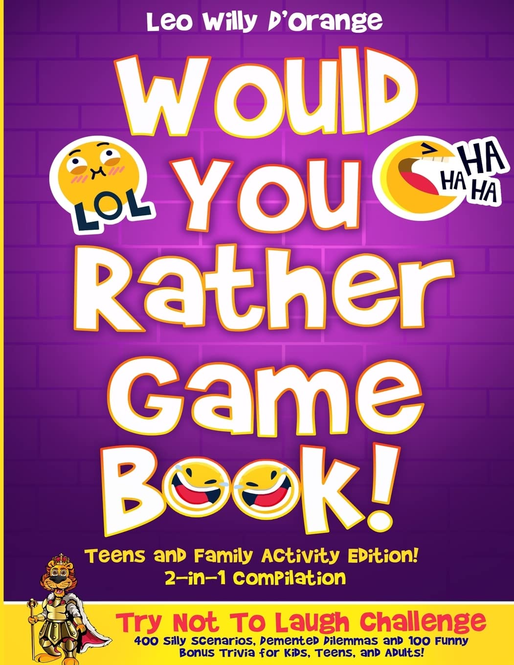 Would You Rather Game Book | Teens & Family Activity Edition! Leisure & Fun