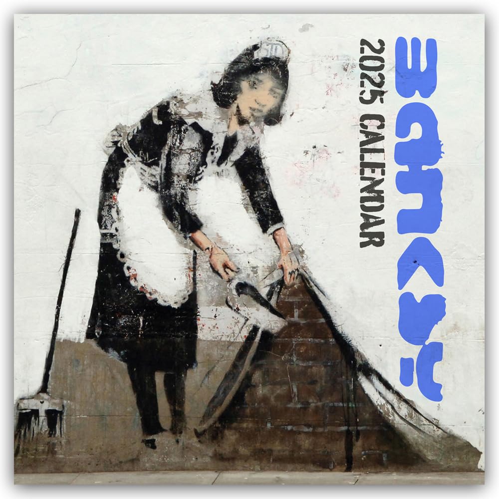Banksy 2025 – 16-Monatskalender: Original Red Robin Publishing Ltd-Kalender (Wall-Kalender) Calendars