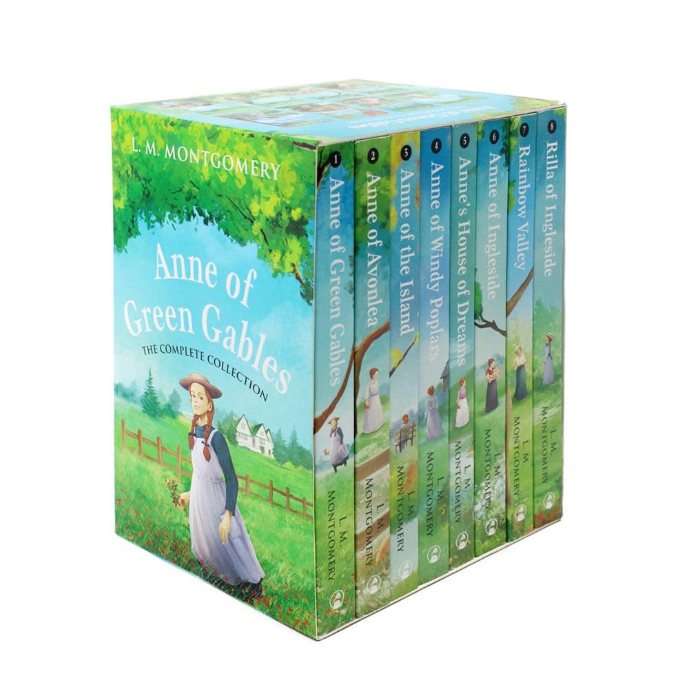 The Complete Collection Anne Of Green Gables 8 Books Set: Anne Of Green Gables, Anne Of Avonlea, Anne Of The Island, Anne Of Windy Poplars, Anne's ... Rainbow Valley & Rilla Of Ingleside Fiction