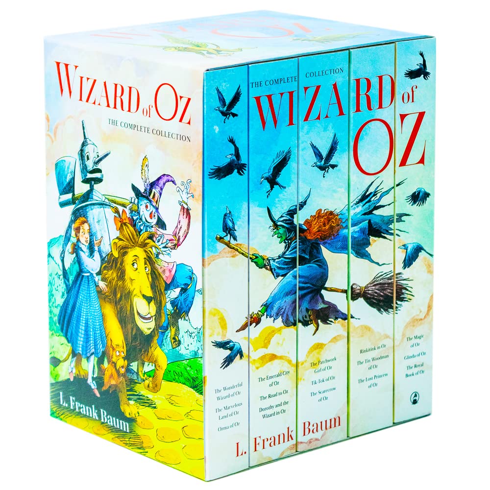 Die komplette Sammlung „Wizard of OZ“, Serie 15, Bücher-Sammelbox-Set von L. Frank Baum (3 in 1 Buch) ((Wunderbarer Zauberer von Oz, Wunderbares Land von Oz, Ozma von Oz, Dorothy und der Zauberer in Education