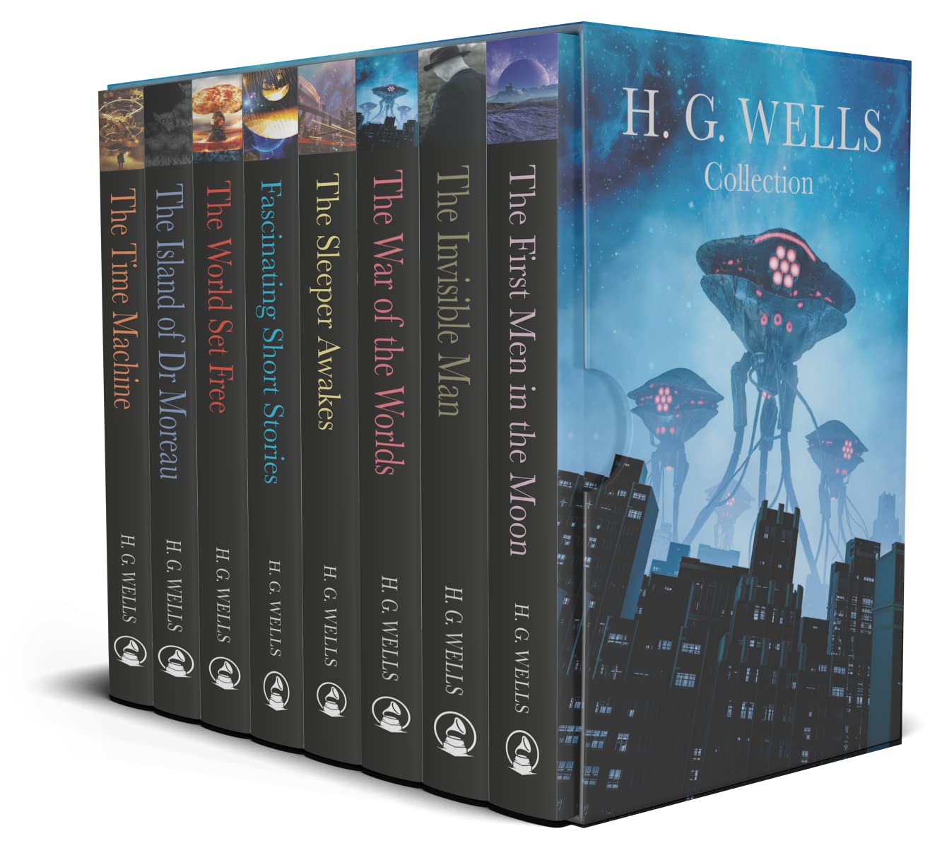 H. G. Wells Collection 8 Books Box Set Fantasy & Sci-Fi