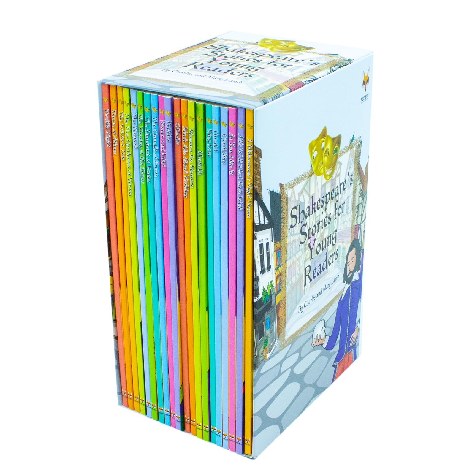 Shakespeare's Stories for Young Readers 20 Books Set: Macbeth, A Midsummer's Night Dream, Hamlet, Romeo and Juliet, Othello, As You Like It, All's Well That Ends Well, King Lear Novels & Short Stories