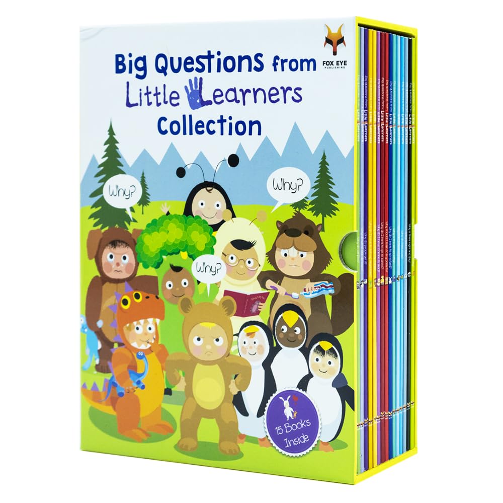 Big Questions from Little Learners 15 Book Set Collection: (Why is there day and night,Why do Bees buzz,Why is the sea so salty,Why do we all look ... to read,Why should i listen to my parents) Novels & Short Stories