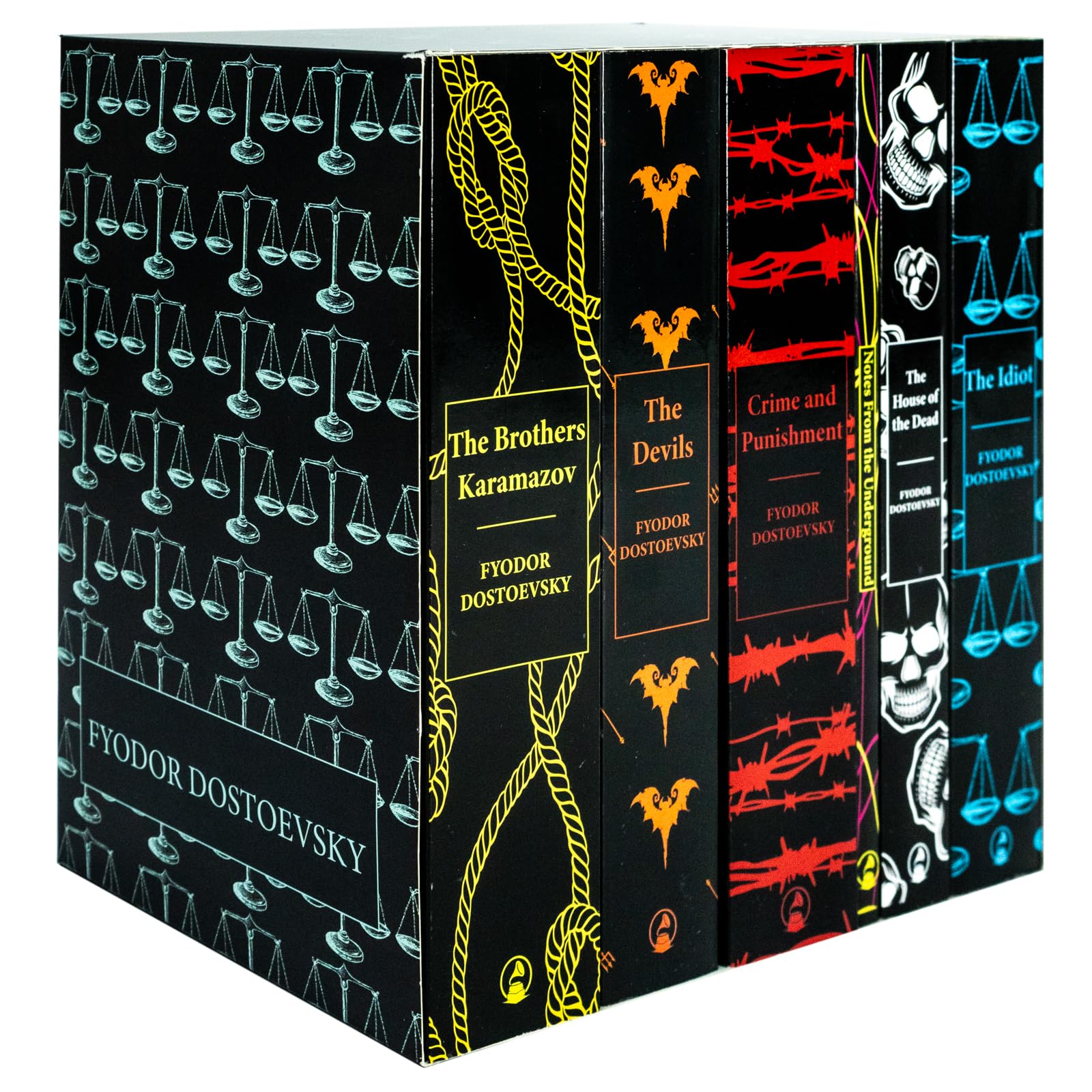 Complete Collection of Fyodor Dostoevsky 6 Books Set(Crime and Punishment, Notes From the Underground,The Brothers Karamazov,The Devils,The House of the Dead,The Idiot) Classics