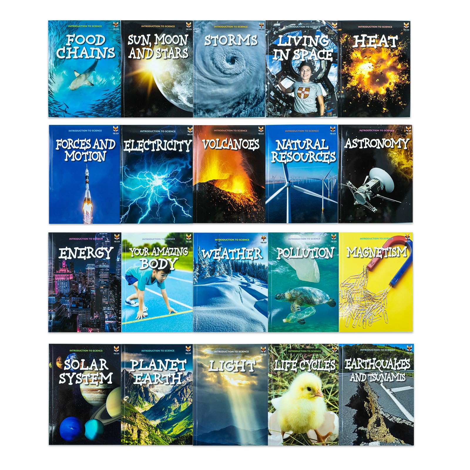 Children Introduction to Science for Beginners (Series 1 & 2) 20 Book Collection Set Non-fiction