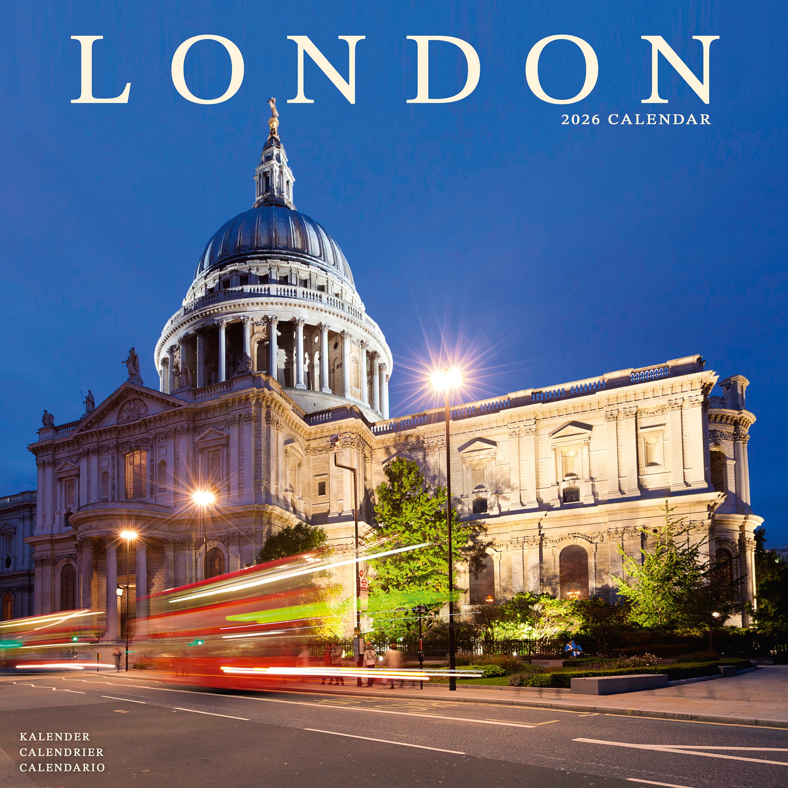 London Calendar 2026 Square Travel Wall Calendar - 16 Month Books