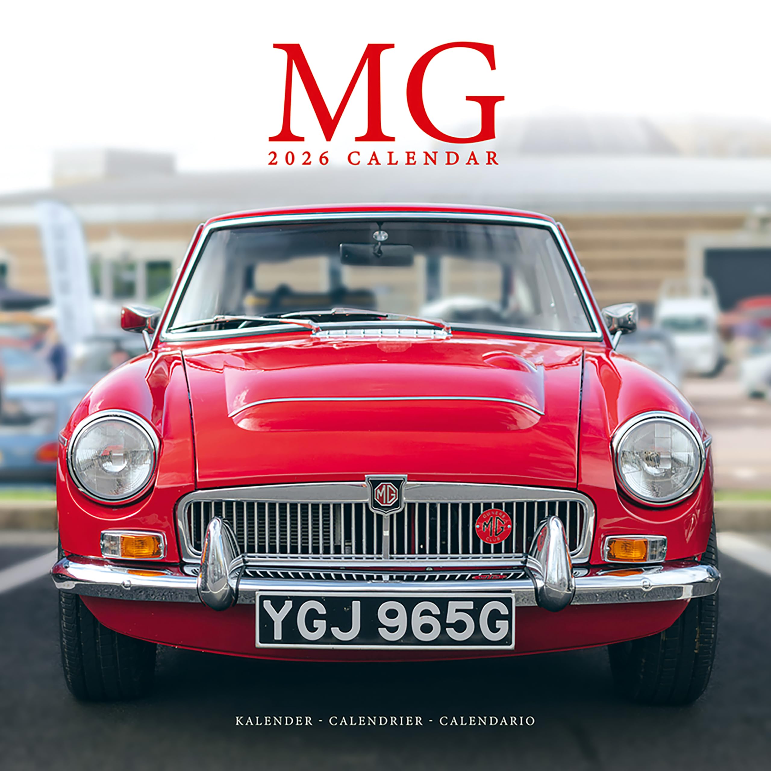 Mg Calendar 2026 Square Car Wall Calendar - 16 Month Books