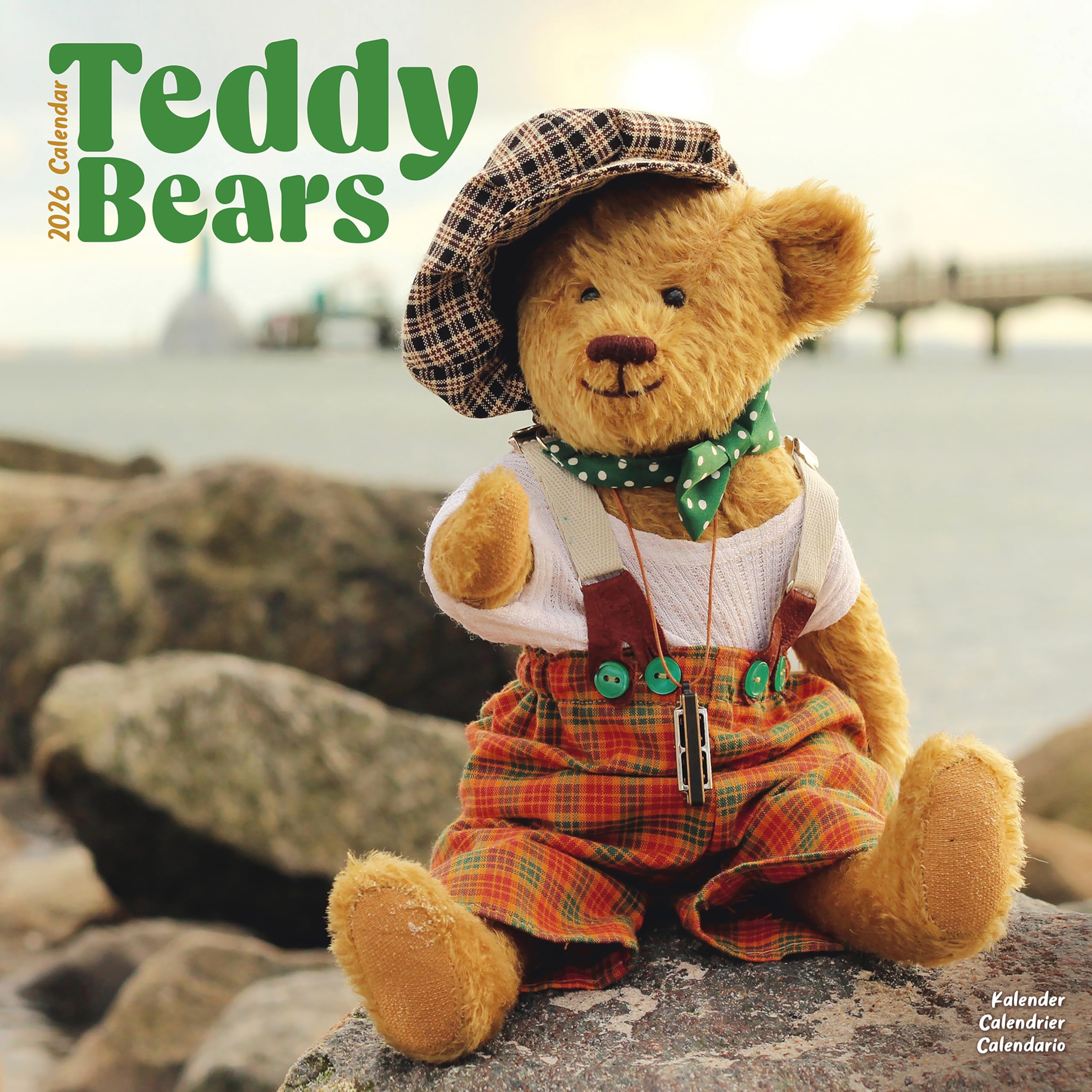 Teddy Bears Calendar 2026 Square Wall Calendar - 16 Month Books