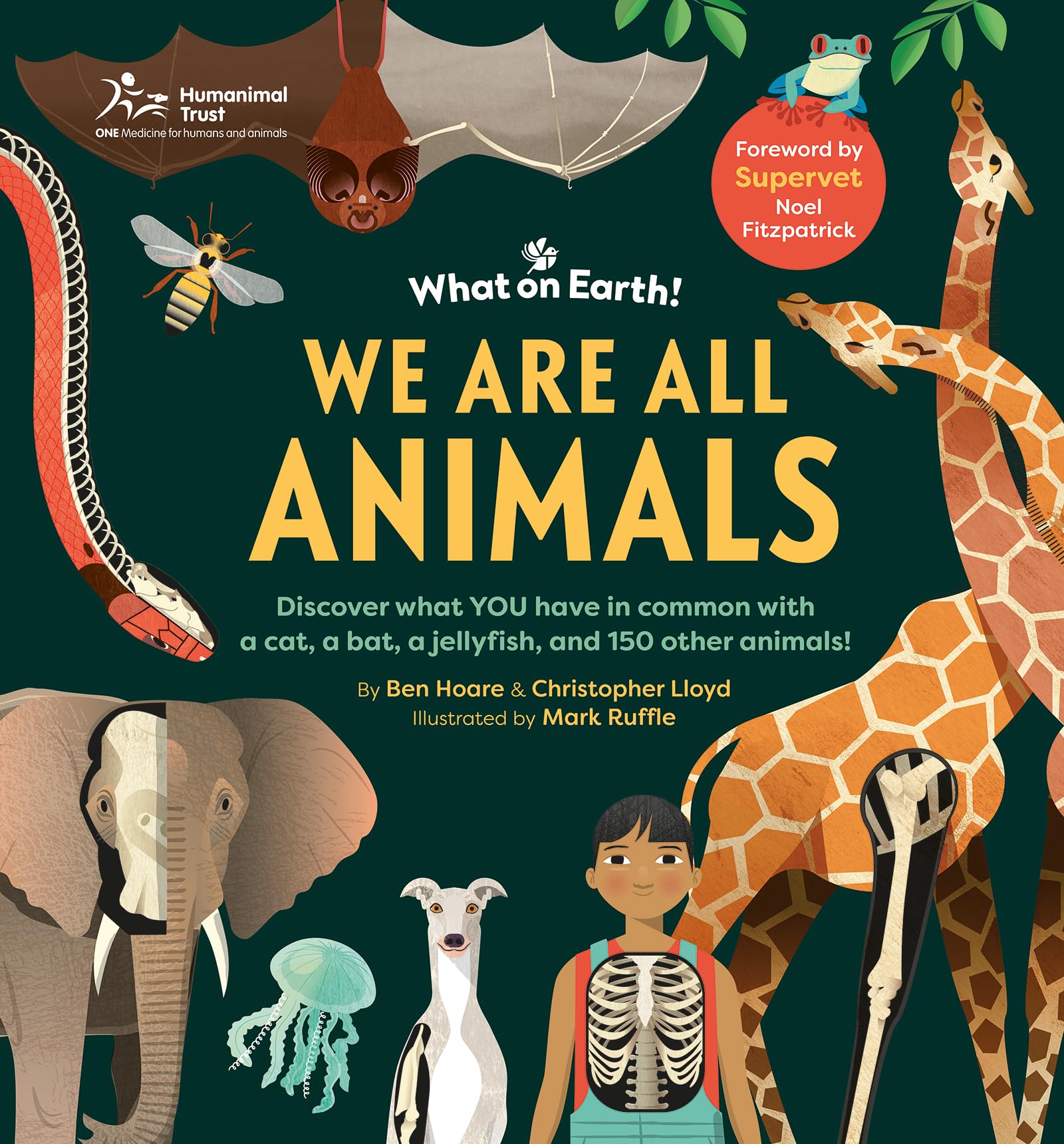 We Are All Animals: Discover What You Have in Common With a Cat, a Bat, a Jellyfish and 150 Other Animals! Non-fiction