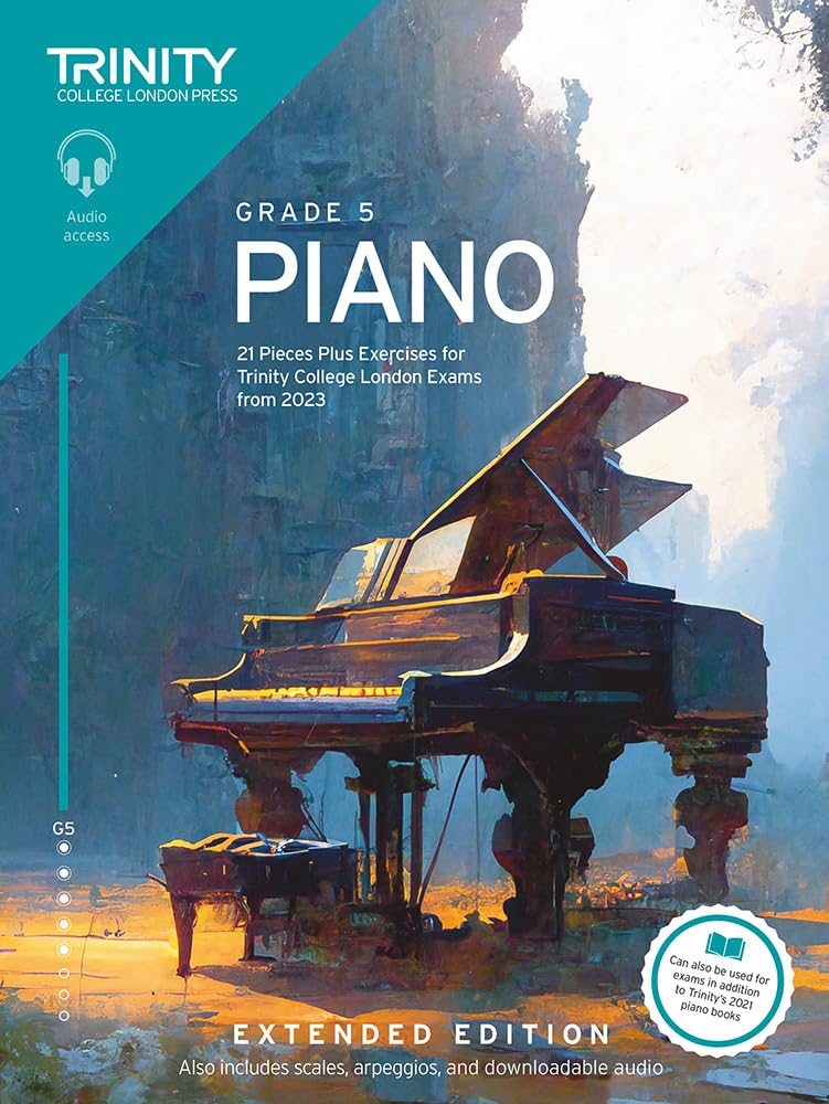 Trinity College London Piano Exam Pieces Plus Exercises from 2023: Grade 5: Extended Edition Sheet Music