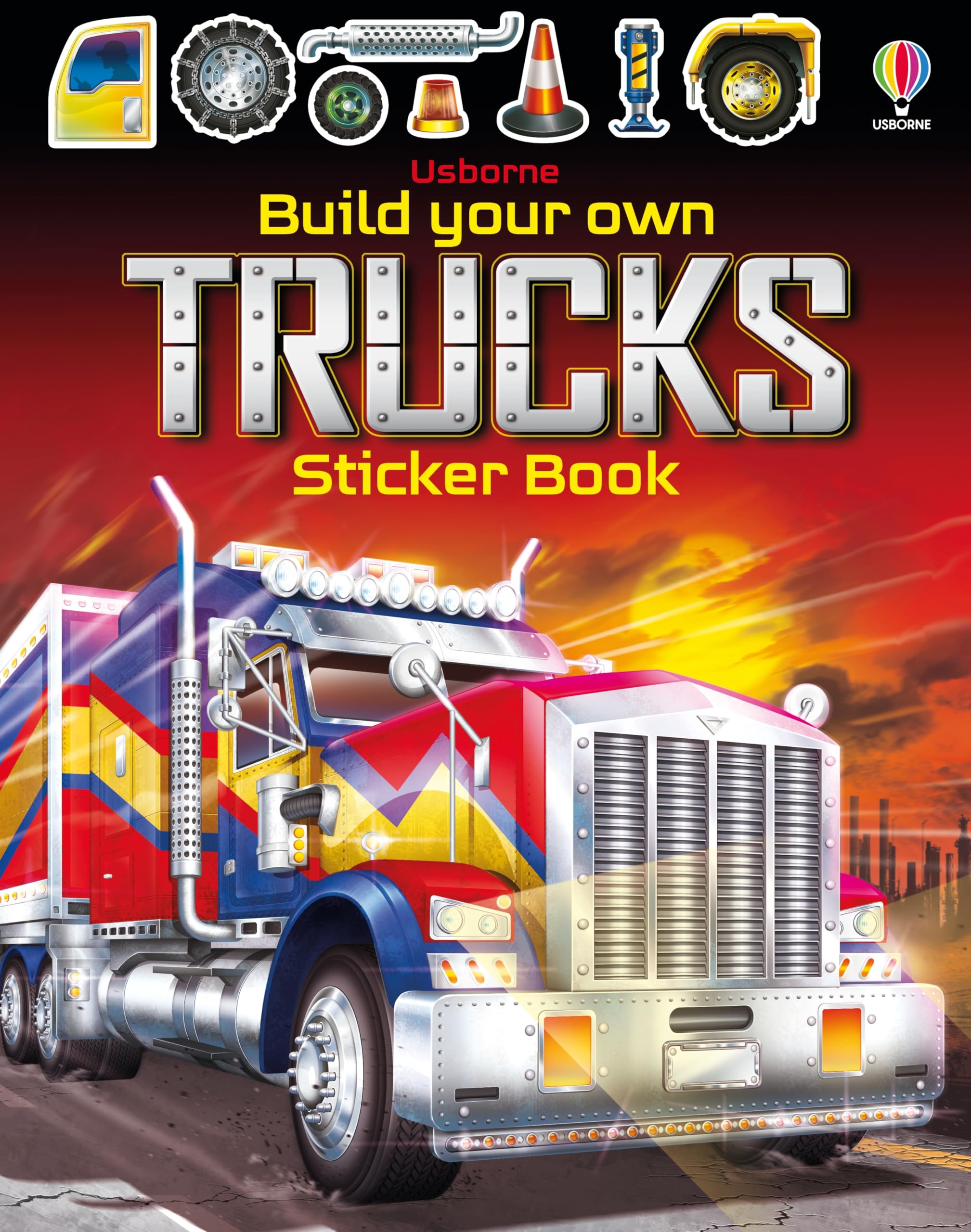 Build Your Own Trucks Sticker Book: Build and Customize your own Trucks in this Interactive Sticker Book (Build Your Own Sticker Book) Leisure & Fun