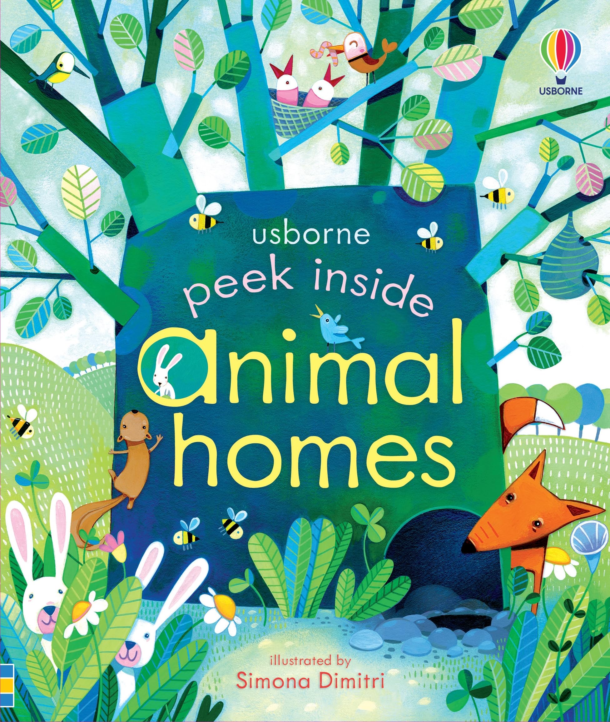 Peek Inside Animal Homes: A Lift-the-Flap Book About Nests, Dens, and Hives for Children (Ages 3-5) Parents & Children