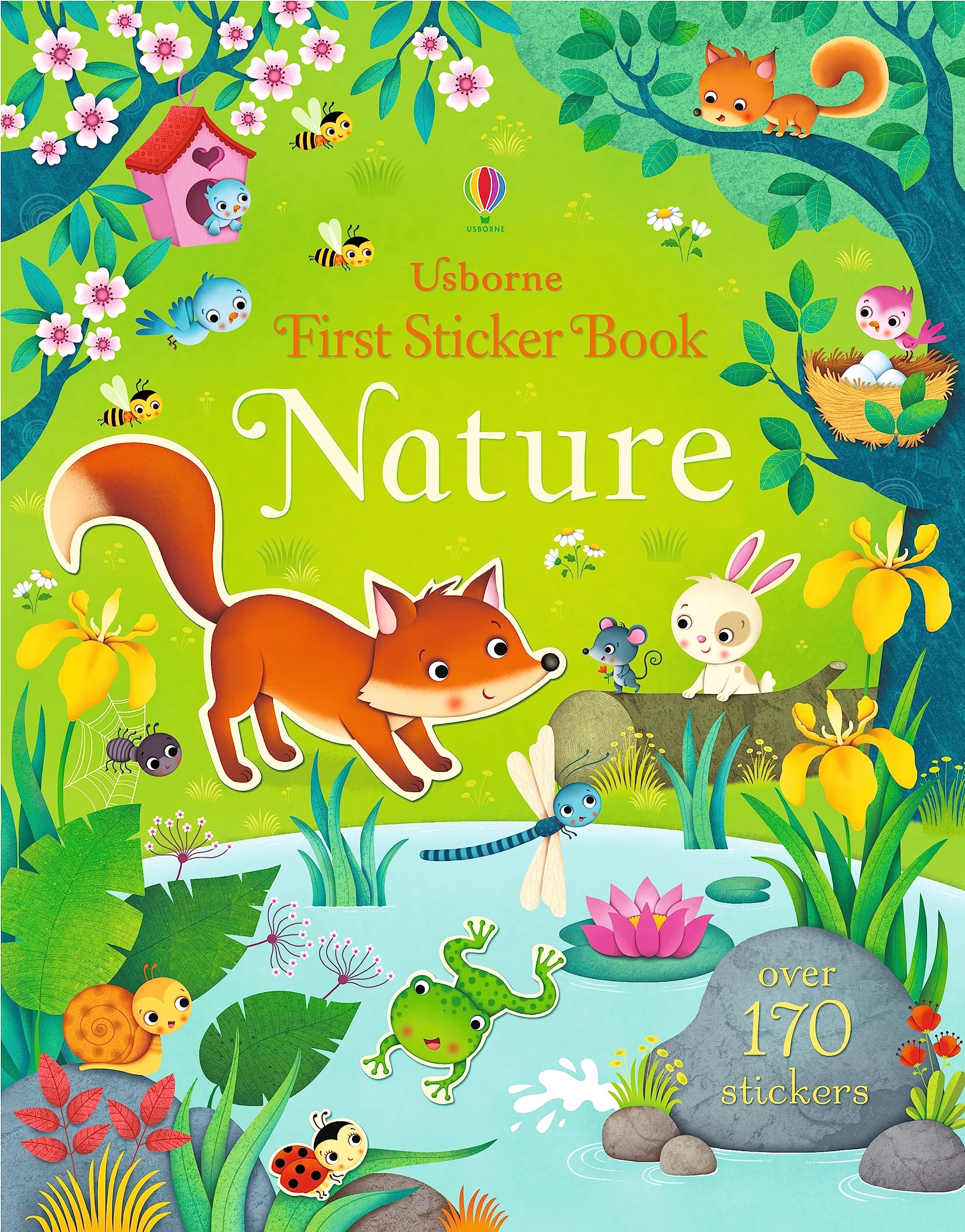 First Sticker Book Nature: An Engaging Activity Book About Animals, Plants, and Bugs for Kids (Ages 3-5) (First Sticker Books) Non-fiction