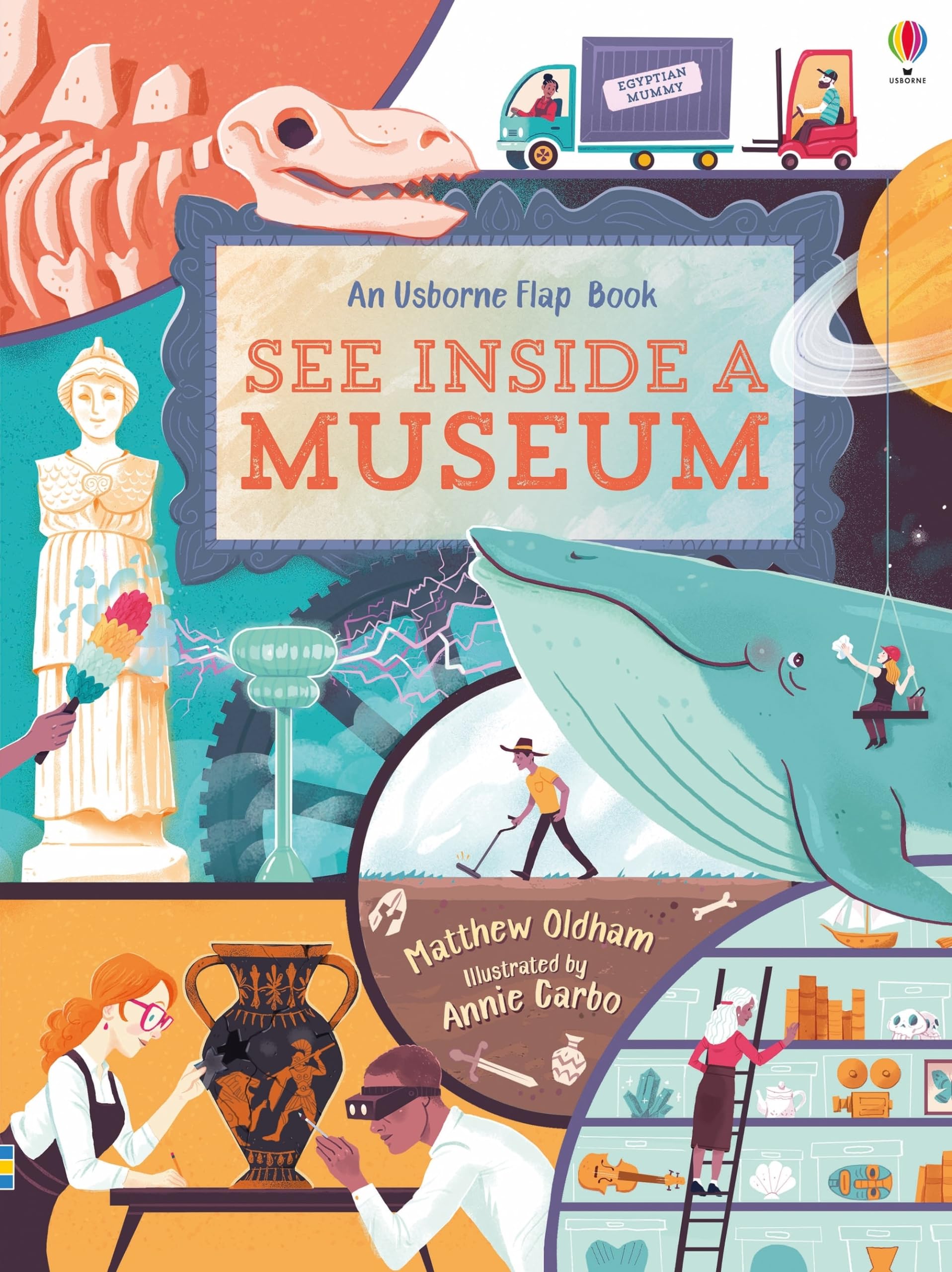 See Inside a Museum: A Fascinating Lift-the-Flap Book Exploring What Goes On Behind Closed Doors for Kids (Ages 6-9) Non-fiction