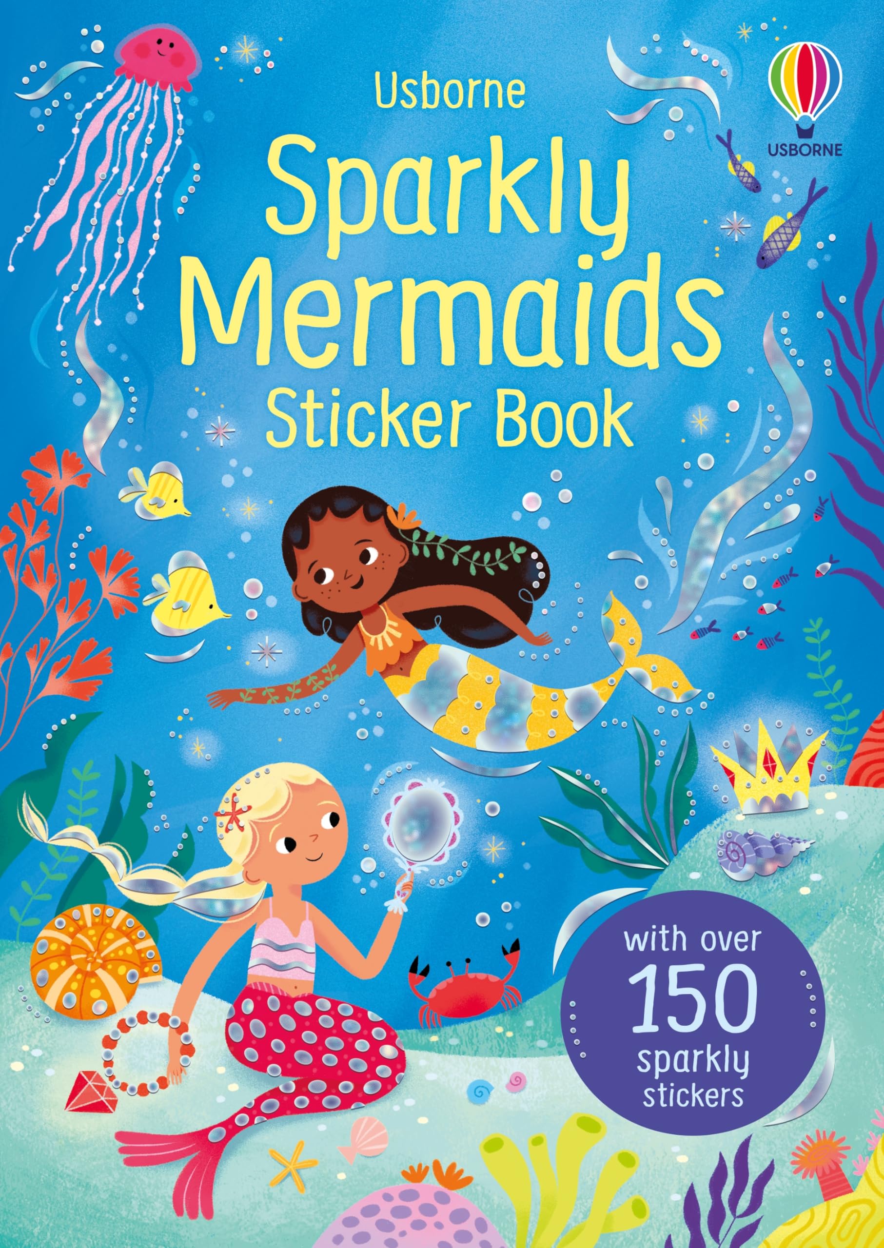 Sparkly Mermaids Sticker Book: A Magical Activity Book About Underwater Adventures for Children (Ages 3-5) (Sparkly Sticker Books) Fairy Tales & Legends