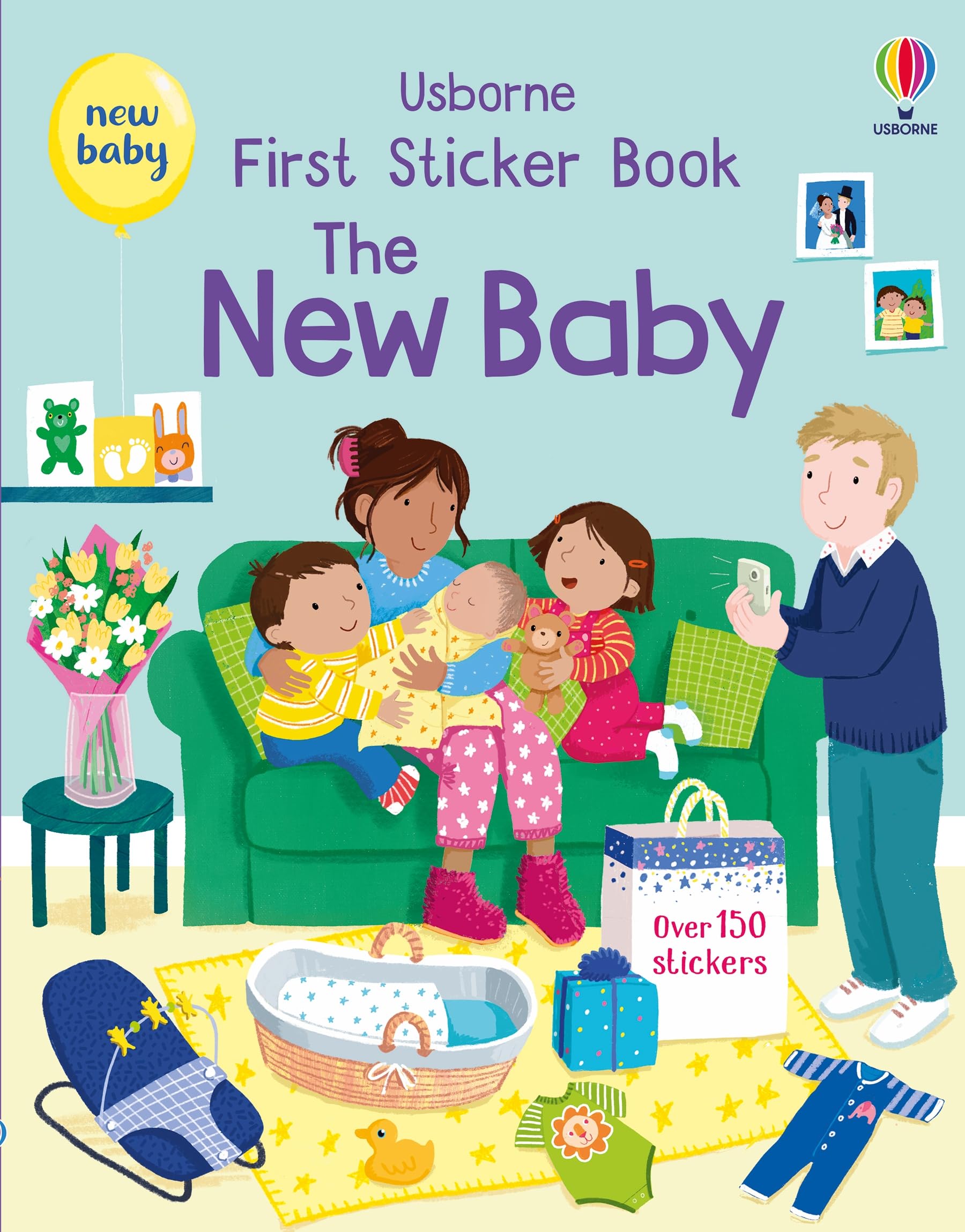 First Sticker Book The New Baby: A Fun Sticker Book for Children (Ages 3-5) About Welcoming a New Baby (First Sticker Books) Parents & Children