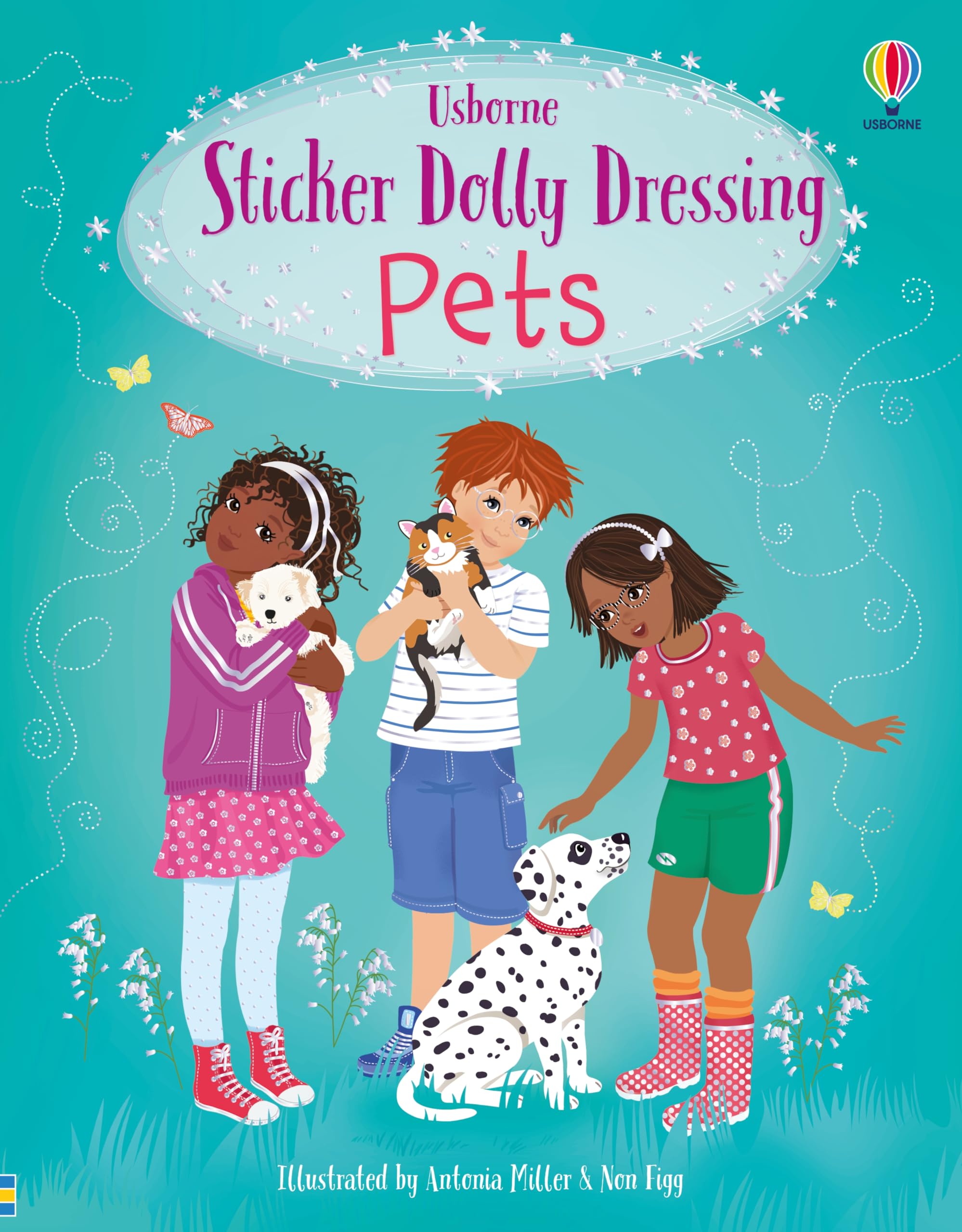 Sticker Dolly Dressing Pets: A Creative Activity Book for Children (Ages 5-8) About Pet Care with Puppies, Kittens, and Rabbits (Sticker Dolly Dressing, 22) Non-fiction