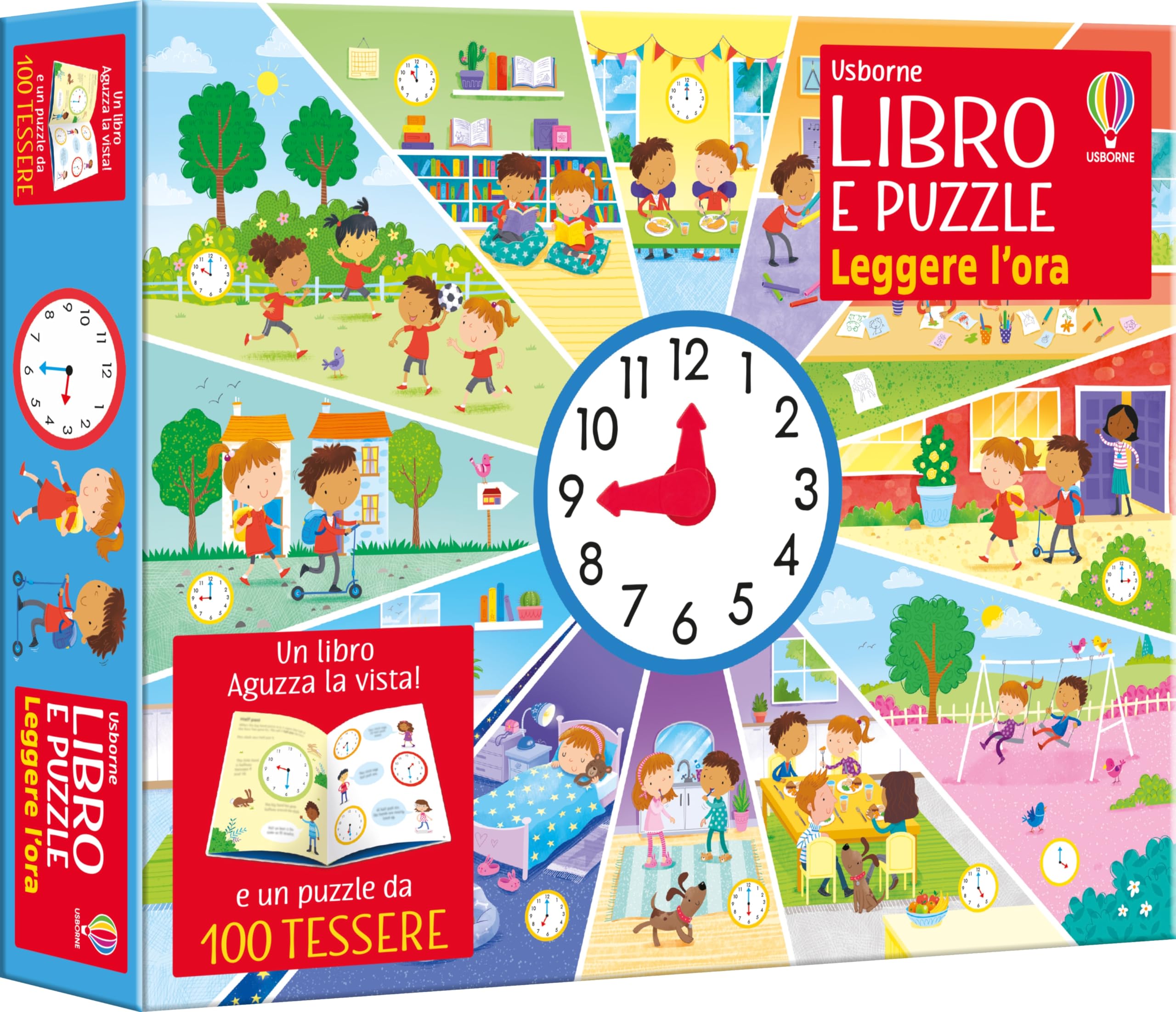Che ore sono? Ediz. a colori. Con puzzle book
