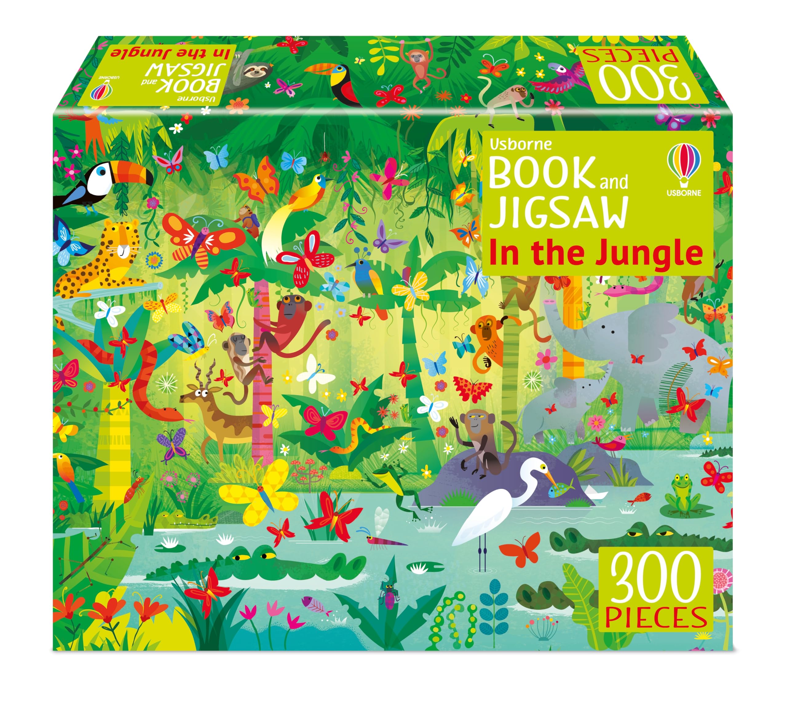 Usborne Book and Jigsaw In the Jungle Tiptoi & Games