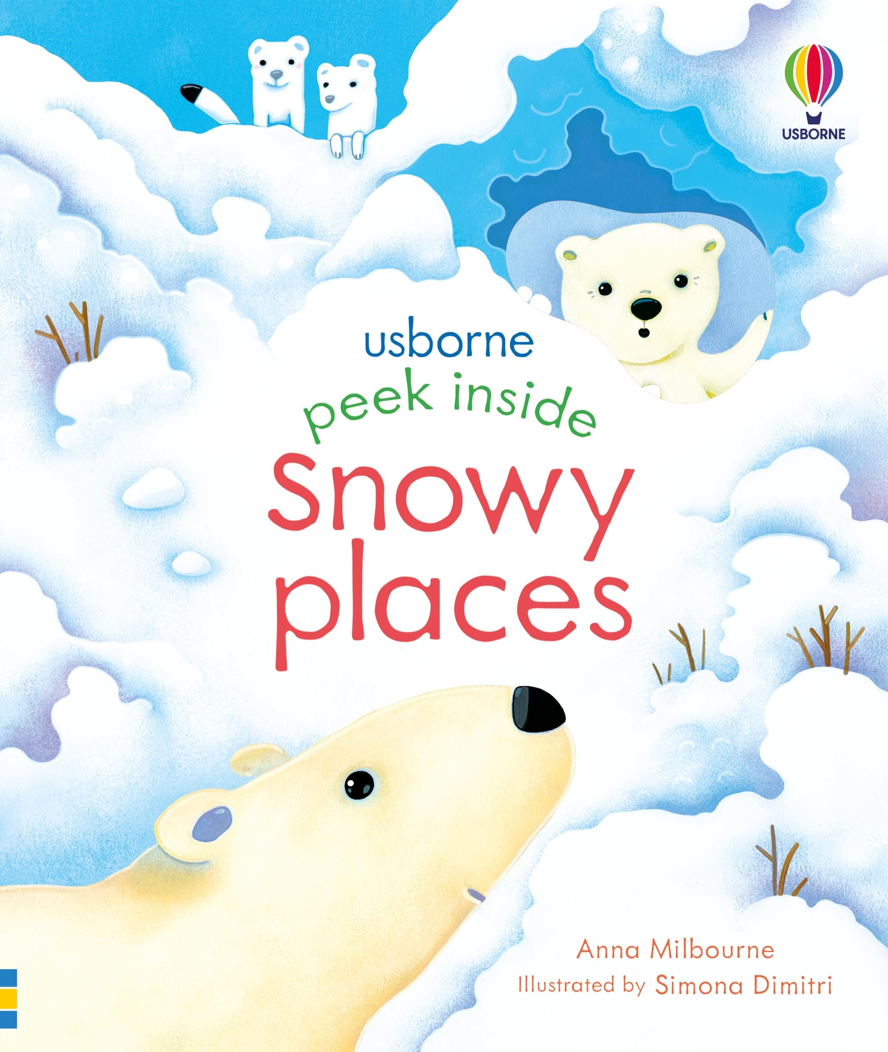 Peek Inside Snowy Places: A Lift-the-Flap Book About Antarctic Animals for Children (Ages 3-5) Non-fiction