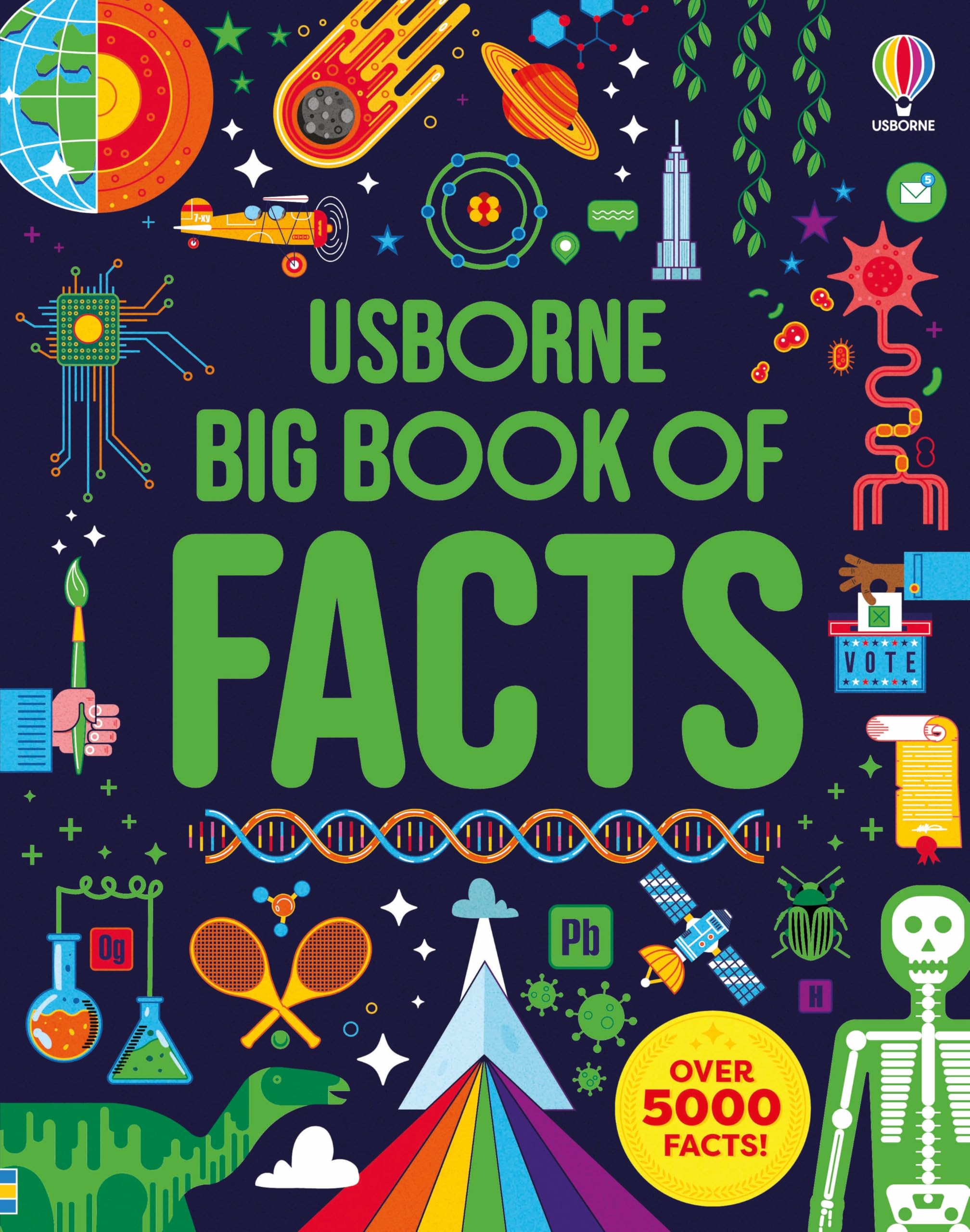 Big Book of Facts: An Entertaining Journey through Science, History, and Geography, Packed with Mind-Expanding Information for a Fun-filled Learning Experience Natural Sciences